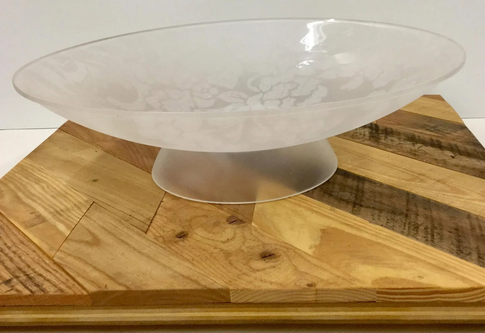 1960s Contemporary Frosted Plastic Bowl/Planter - 5