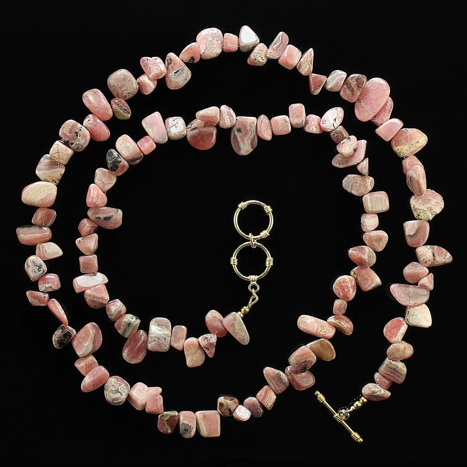 Rhodochrosite Highly Polished Tumbled Nuggets - 4