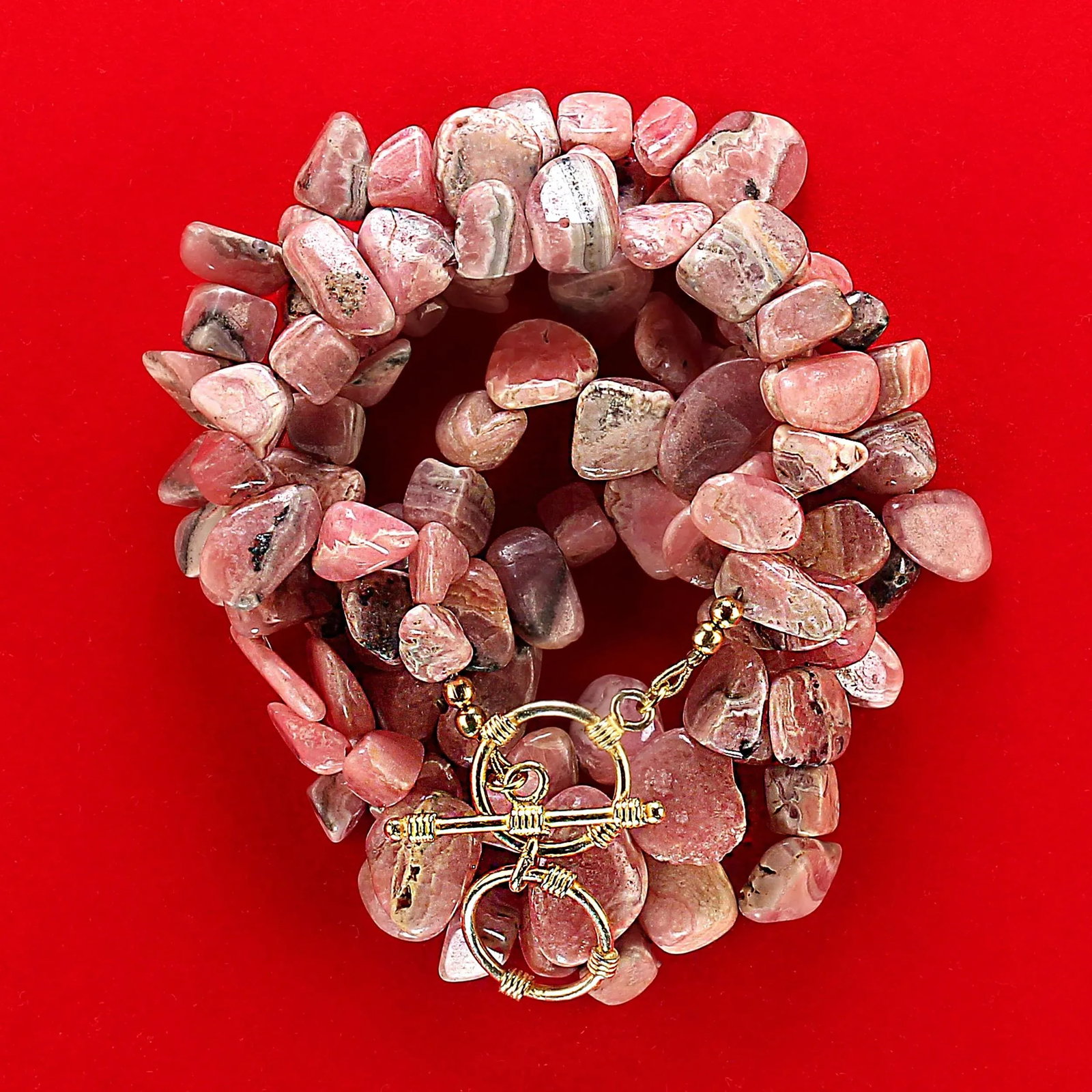 Rhodochrosite Highly Polished Tumbled Nuggets - 5