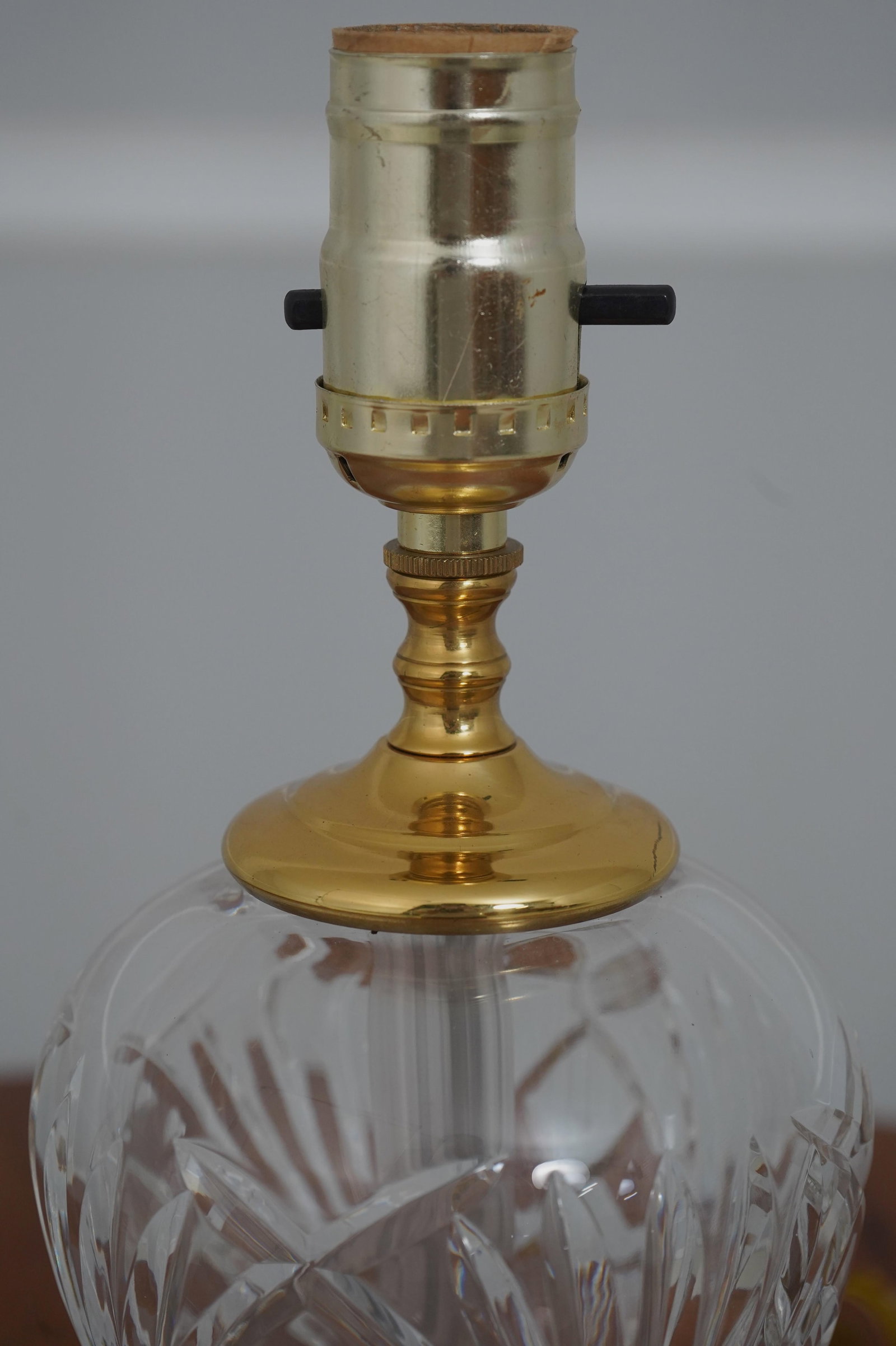 Waterford Etched Crystal Small Table Lamp - 7