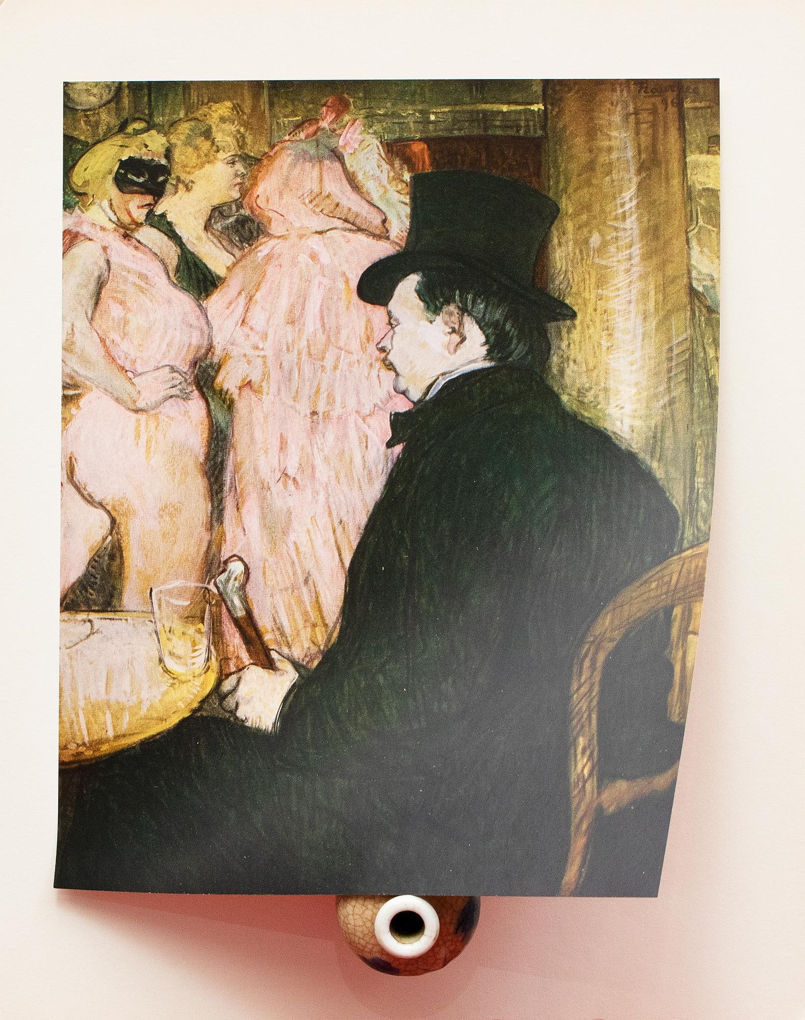 1952 After Toulouse-Lautrec "Maxime Dethomas at the Opera Ball", Full-Color Print - 4