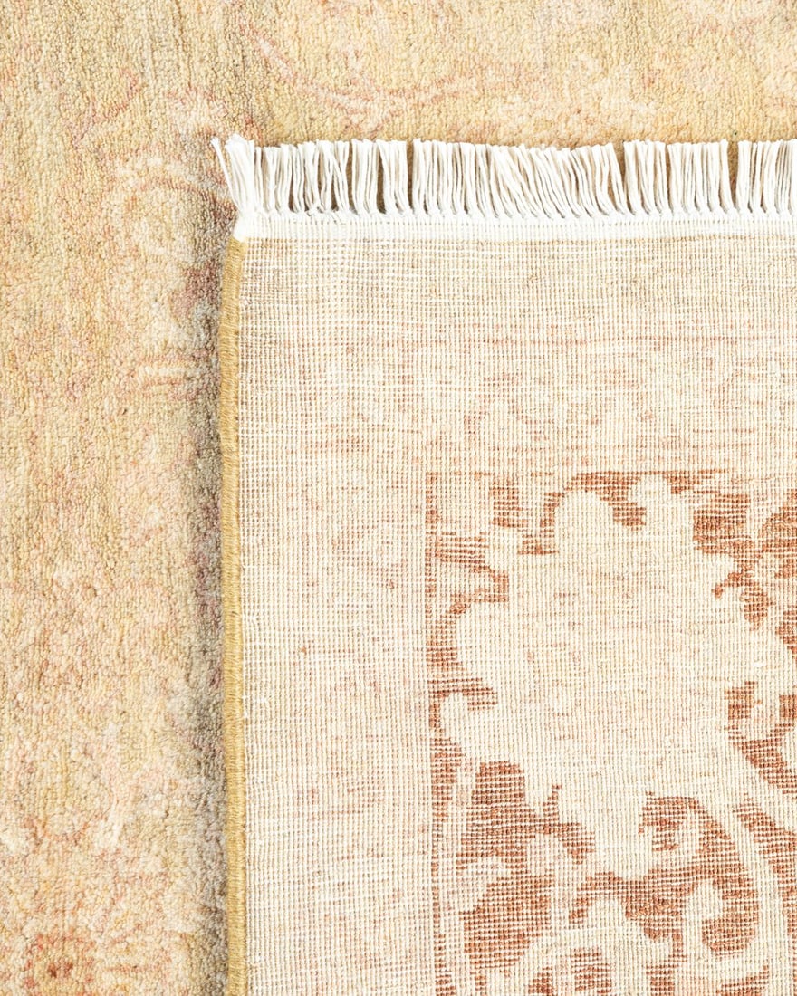 Mogul, One-of-a-Kind Hand-Knotted Area Rug - Light Gray, 4' 2" x 6' 3" - 5