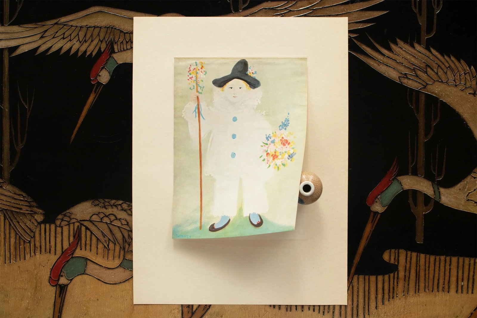 1960s After Pablo Picasso "Paul as Pierrot", Period Cubist Full-Color Print - 5