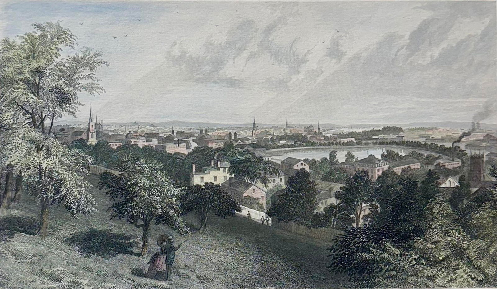 1872 Providence, Rhode Island, Unframed - 2