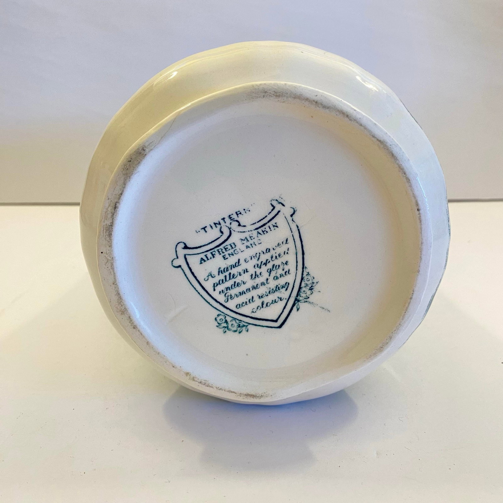 1920s Alfred Meakin Ironstone Soup Pitcher - 4