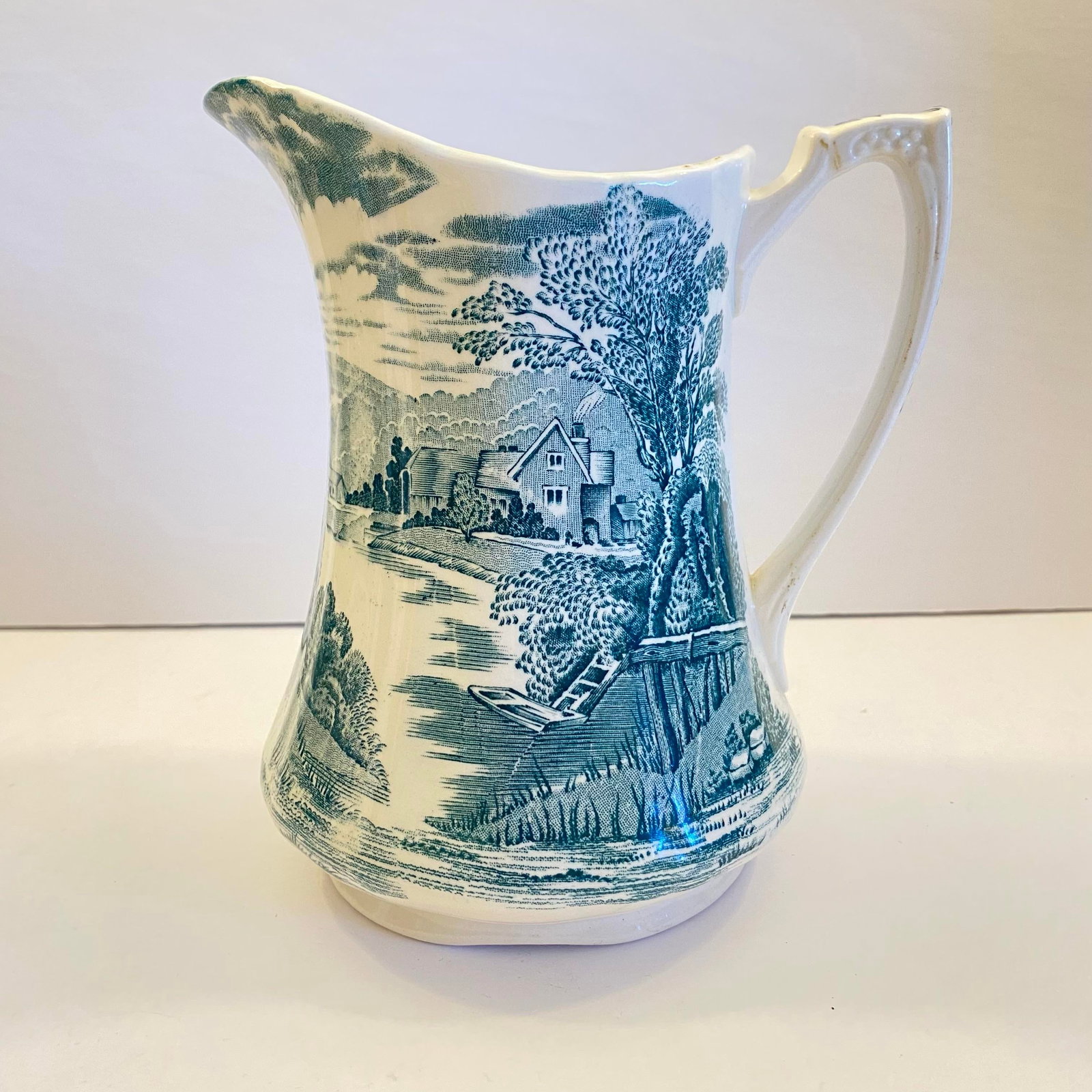 1920s Alfred Meakin Ironstone Soup Pitcher - 8
