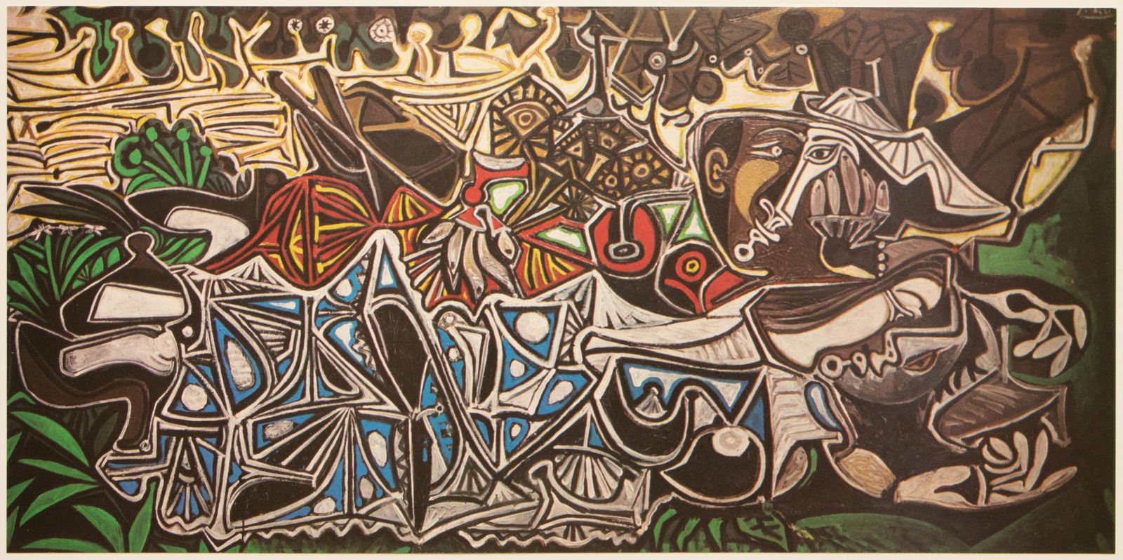 1971 After Picasso "Young Ladies on the Banks of the Seine", Period Parisian Full-Color Print - 7