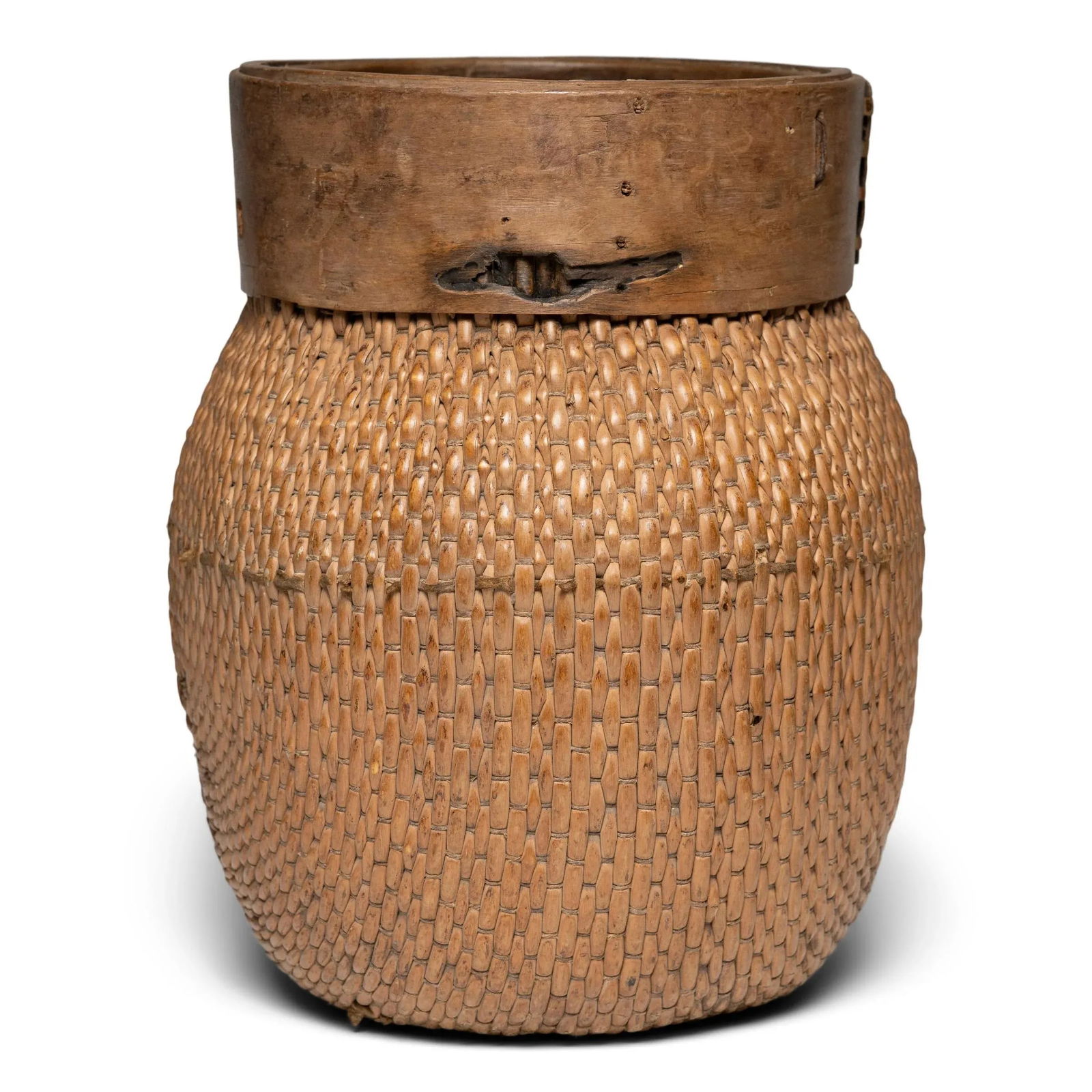 Chinese Good Fortune River Basket, circa 1900 - 2