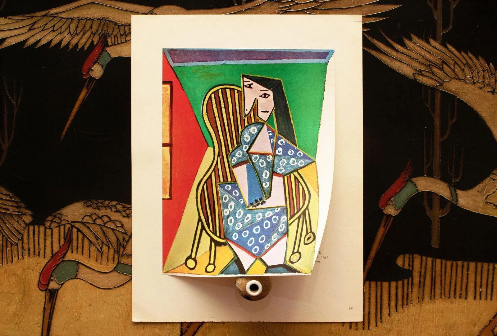 1950 After Pablo Picasso, "Femme Assise" Period Parisian Cubist Offset Lithograph - 7