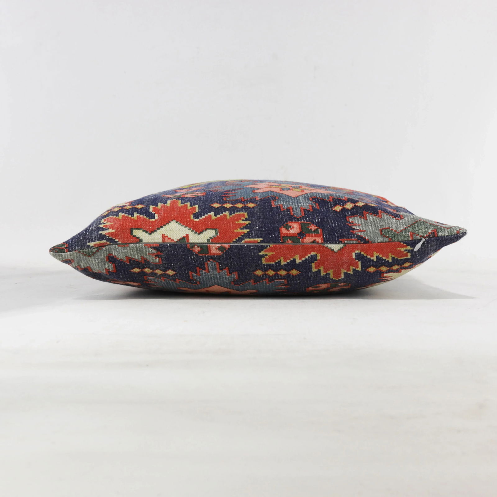 Vintage Colorful Geometric Pattern Pillow - 2