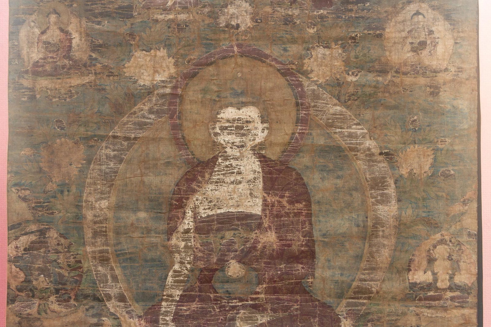 Antique Tibetan ThangKa of Serene Buddha - 5