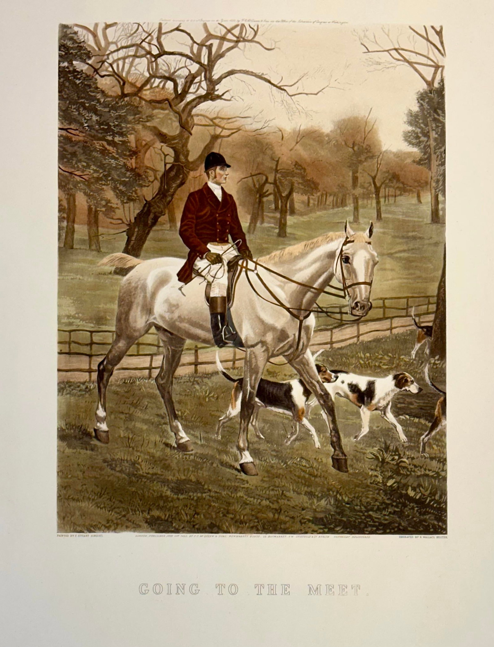 Going to the Meet by Wallace Hester, 1893 (Unframed) - 2