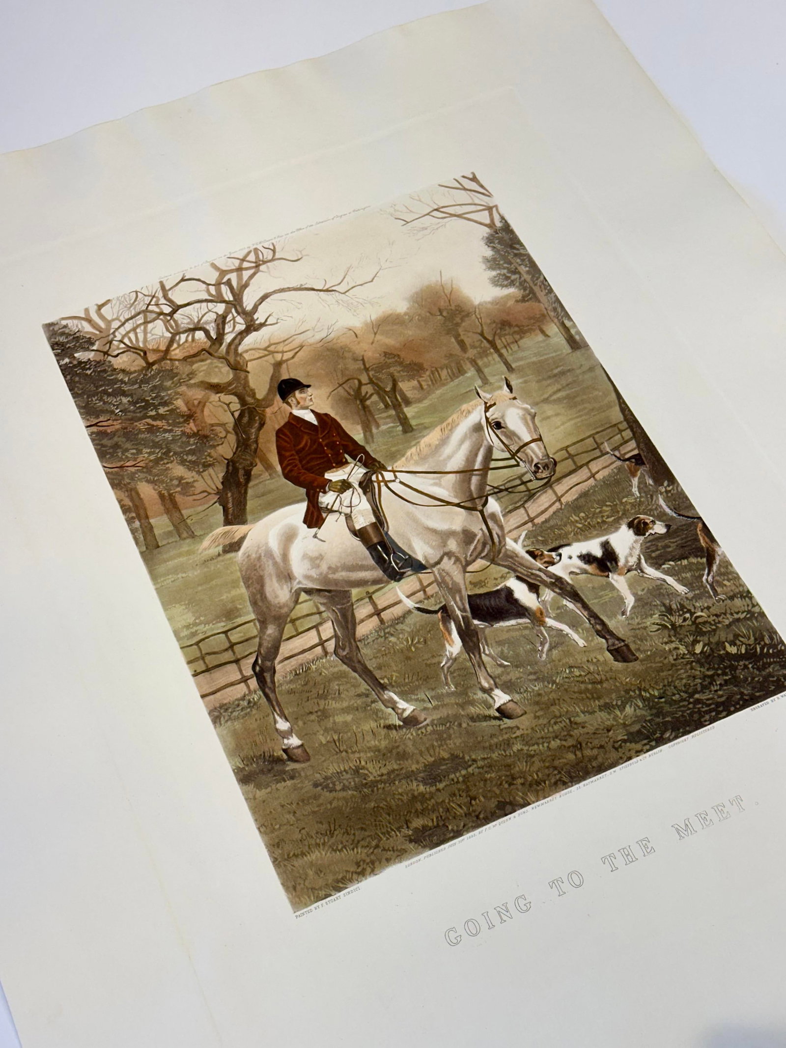 Going to the Meet by Wallace Hester, 1893 (Unframed) - 4