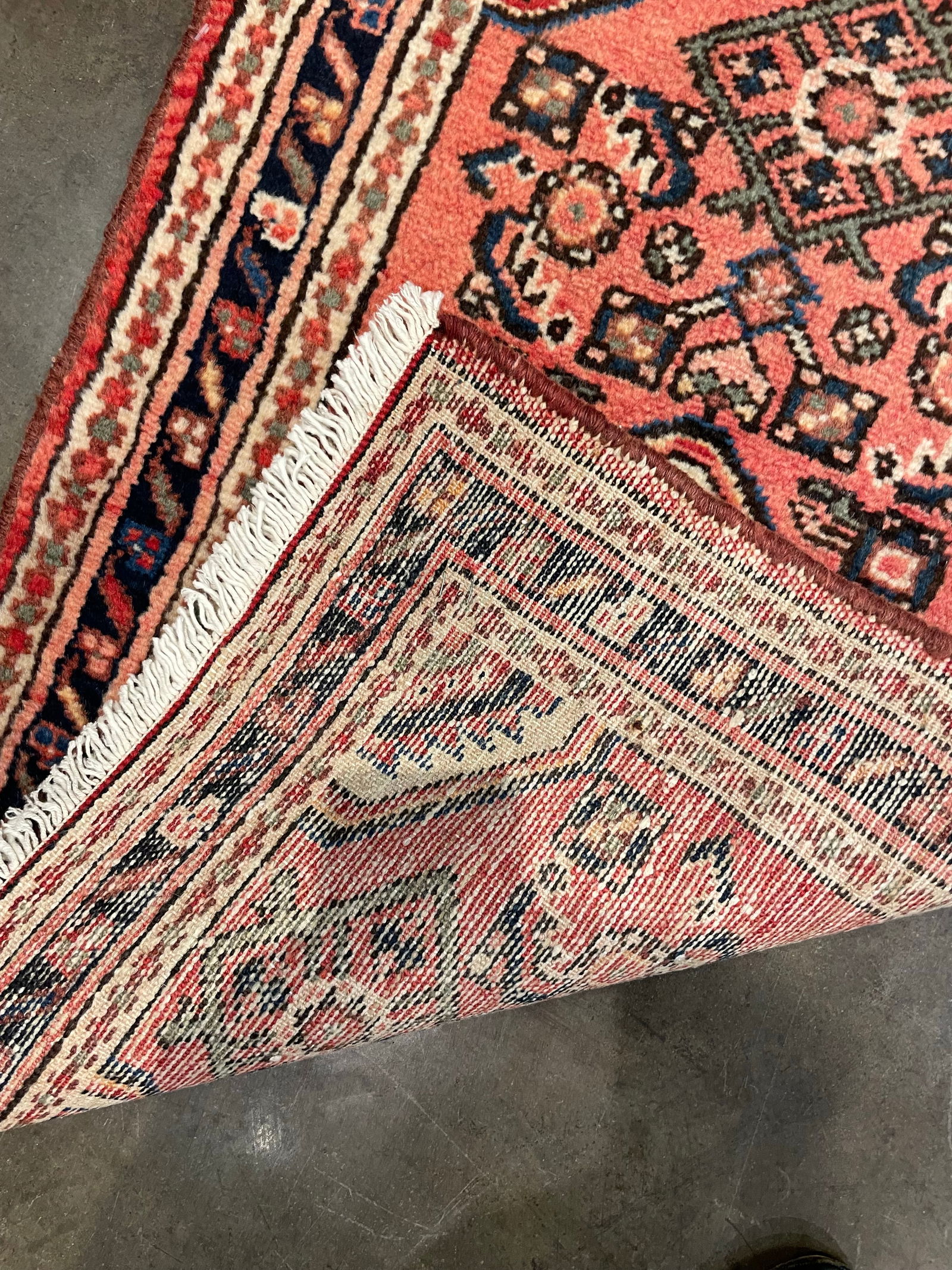 1990s Handwoven Persian Karajeh Area Rug 2'2" X 2'10" - 4