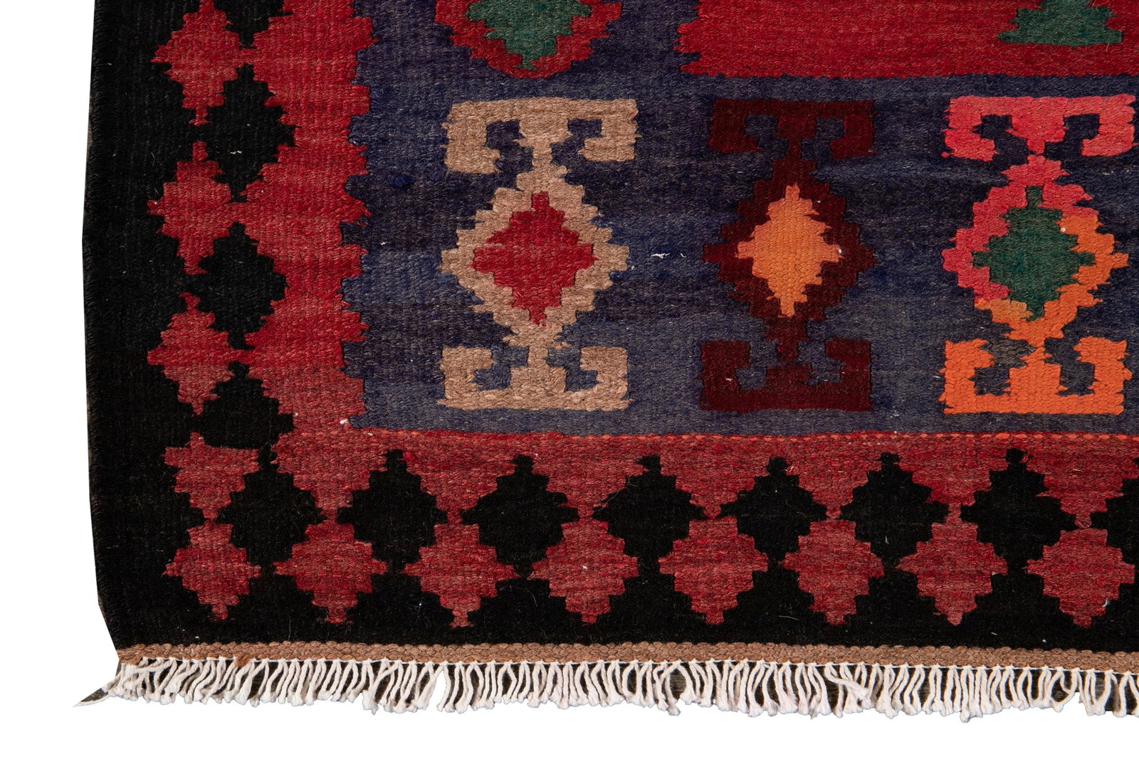 Mid-20th Century Vintage Kilim Rug 5' X 12' 10'' - 8