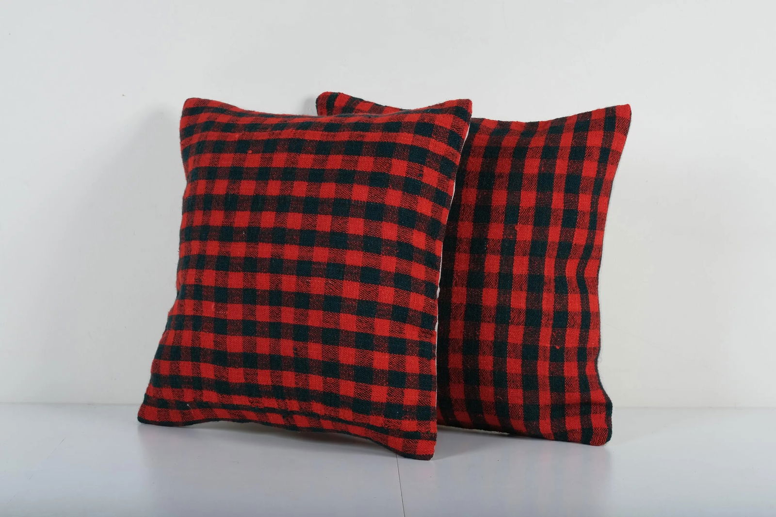 Turkish Red Kilim PÄ°llow Cover - a Pair - 2