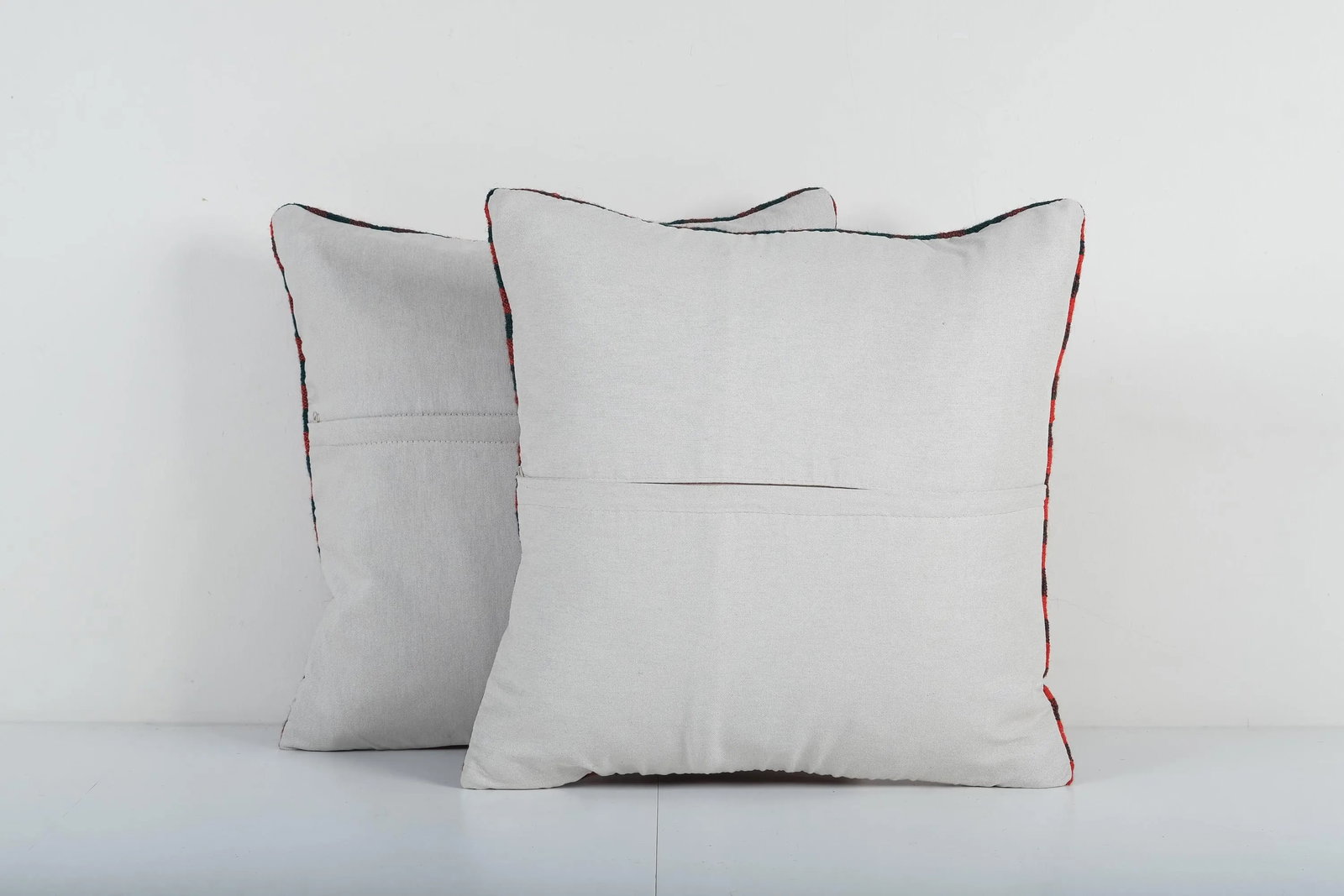 Turkish Red Kilim PÄ°llow Cover - a Pair - 4