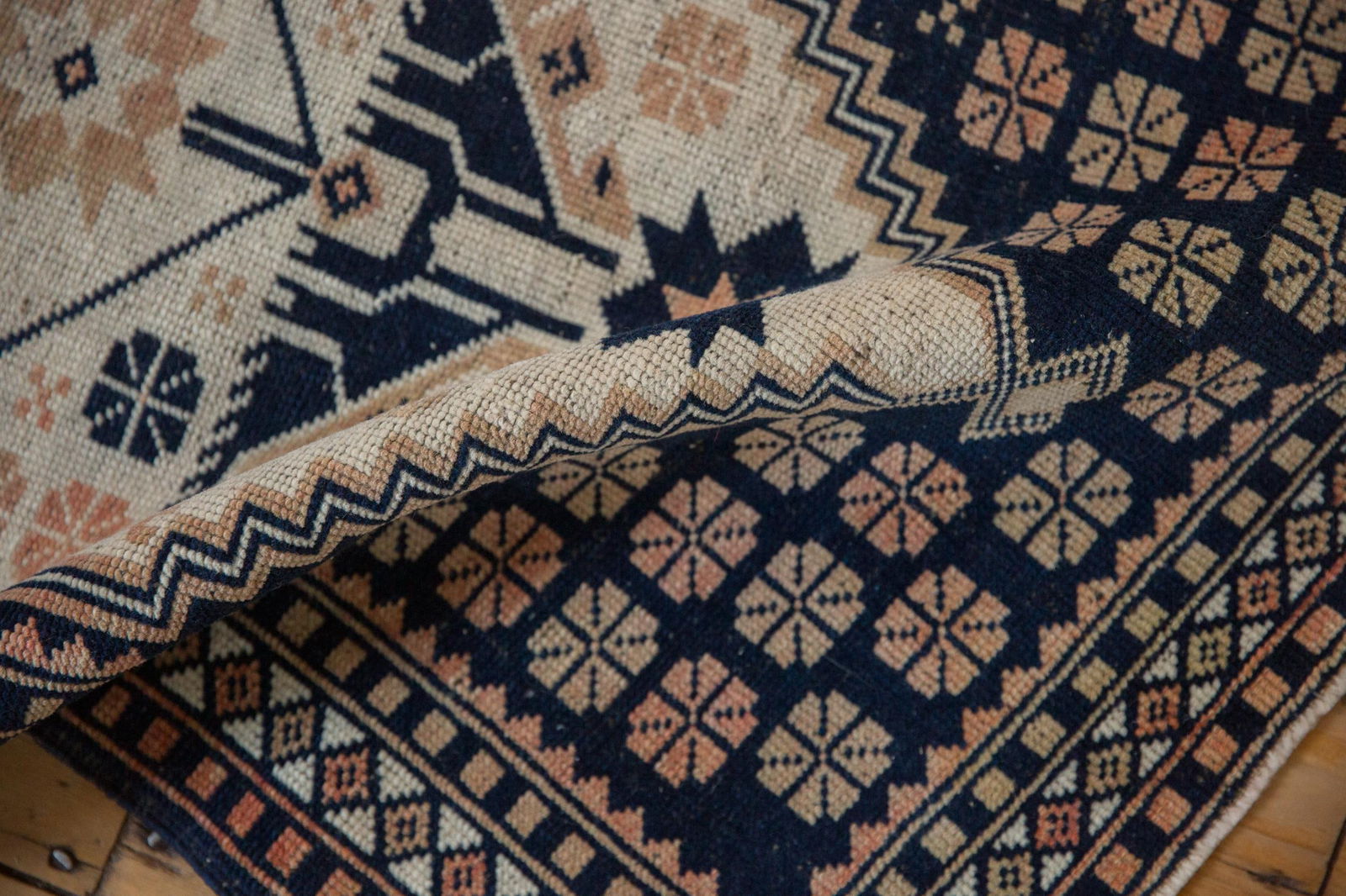 Vintage Distressed Dosemealti Rug Runner - 2'3" X 4' - 8