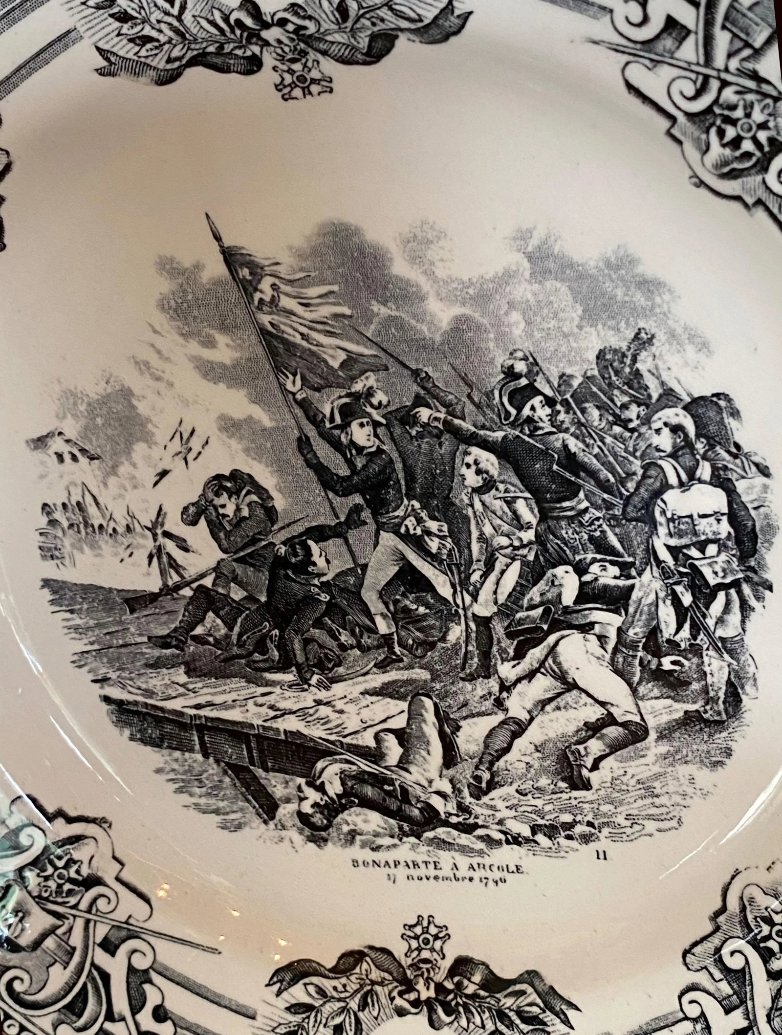 19th Century Boch Freres Napoleonic Plate - 2