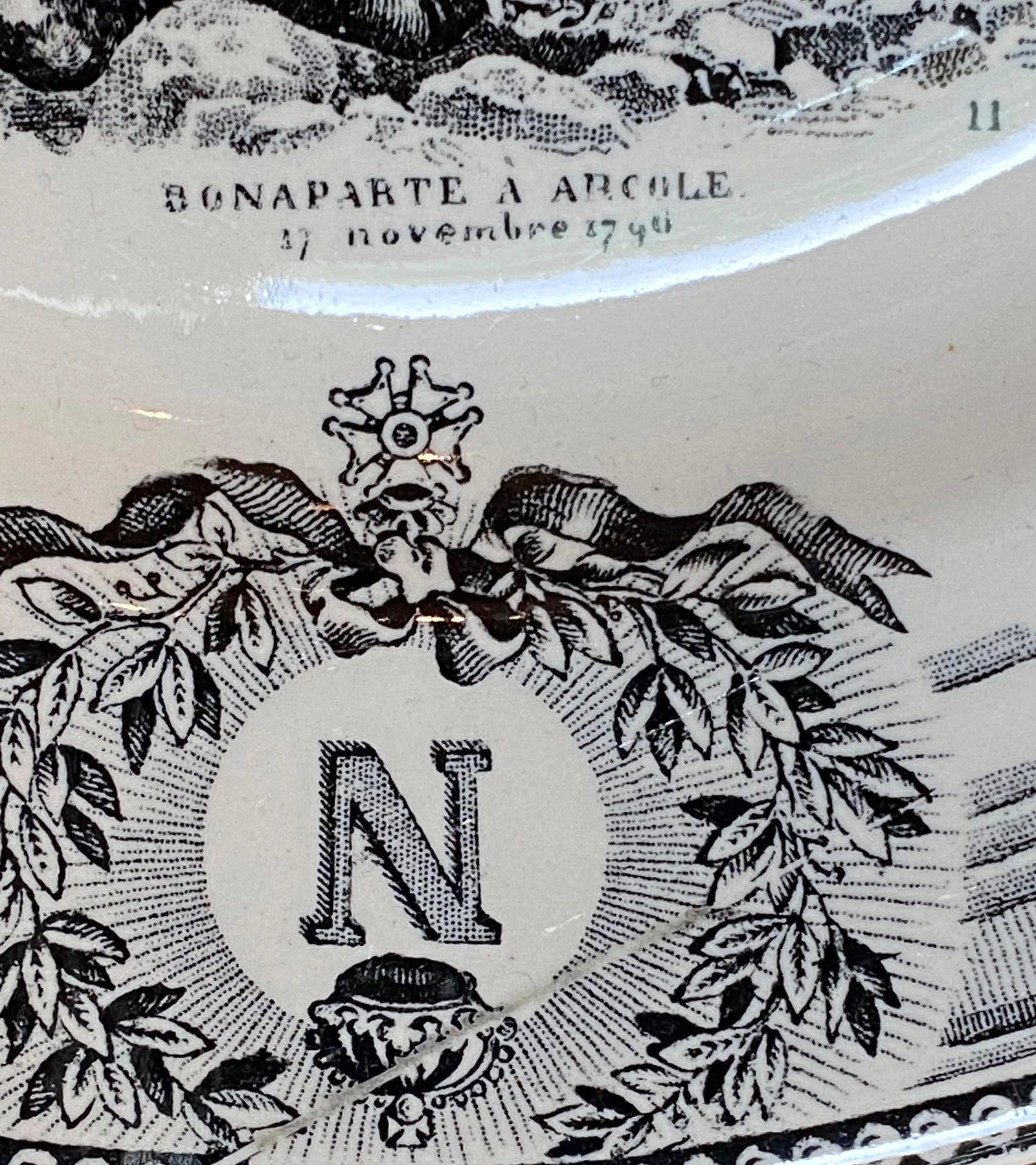 19th Century Boch Freres Napoleonic Plate - 3