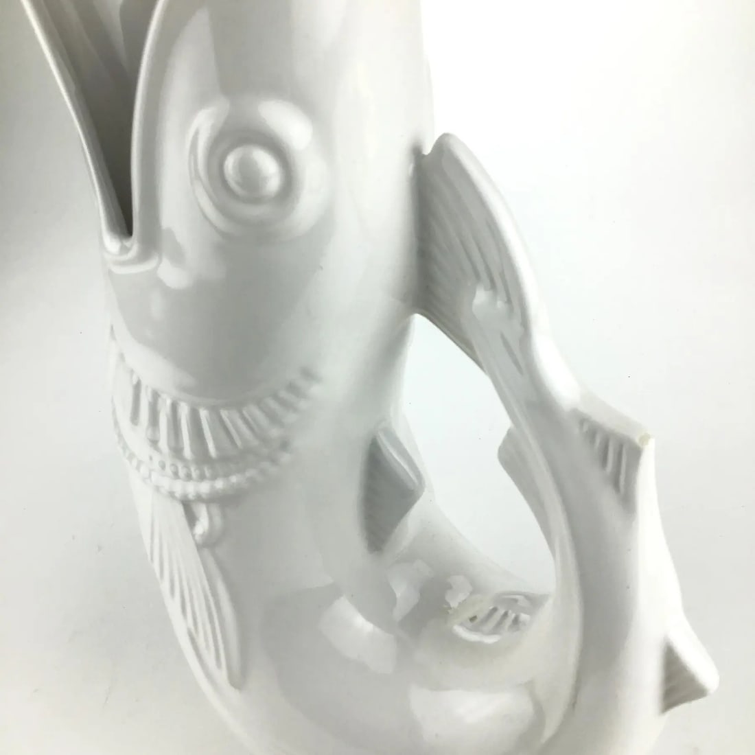 White Pottery Gurgling Cod by Shreveport Crump & Low Boston - 7