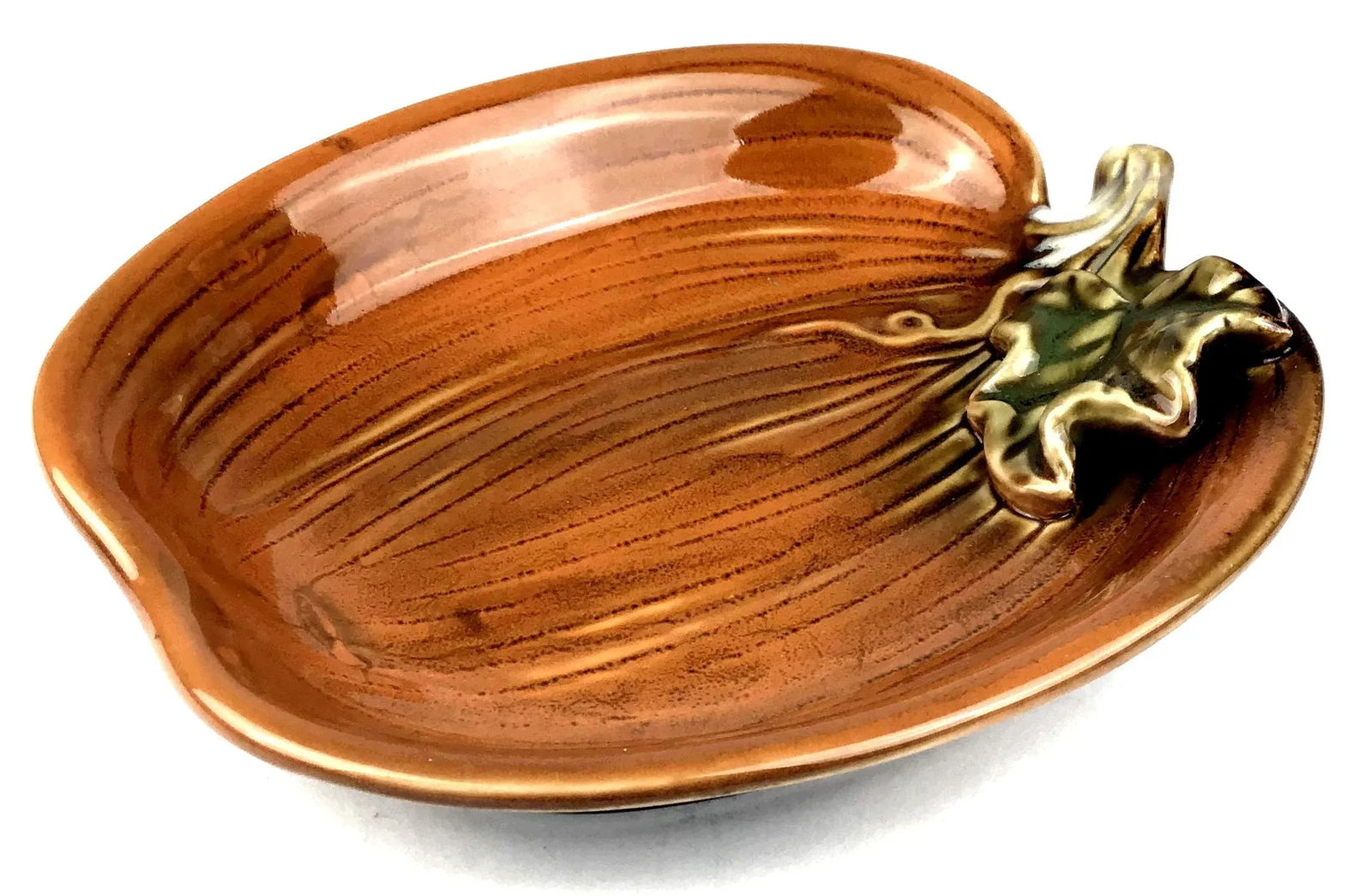 Mid-Century Autumn Trinket Plates - Set of 2 - 7