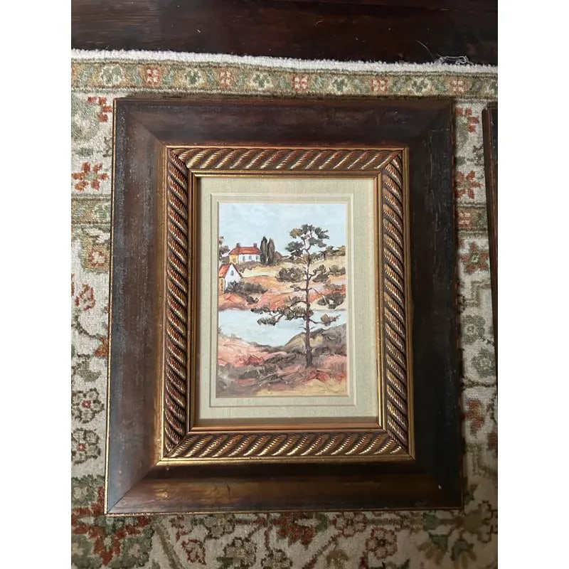 Set of 3 Pastoral Watercolors - 2