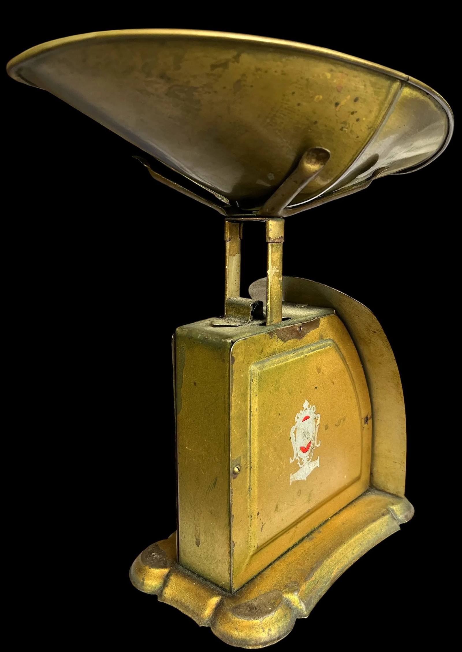 Antique 1899 Imperial Computing Confectionery Scale by Pelouze – Victorian Brass + Art Nouveau - 6