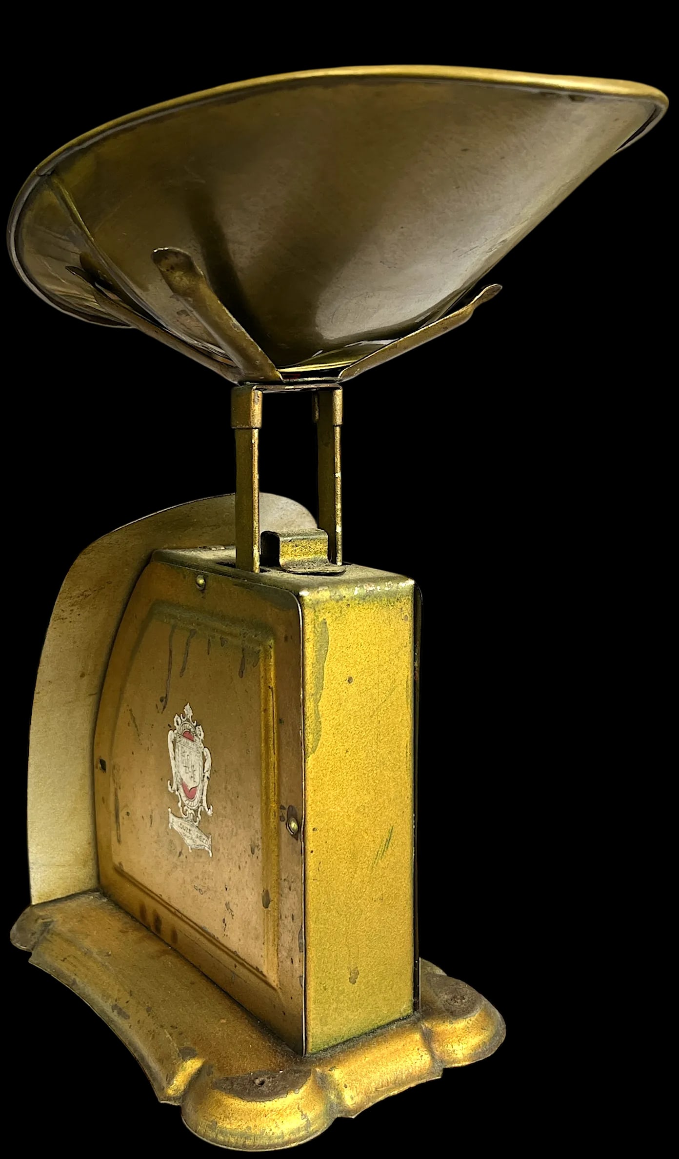 Antique 1899 Imperial Computing Confectionery Scale by Pelouze – Victorian Brass + Art Nouveau - 7