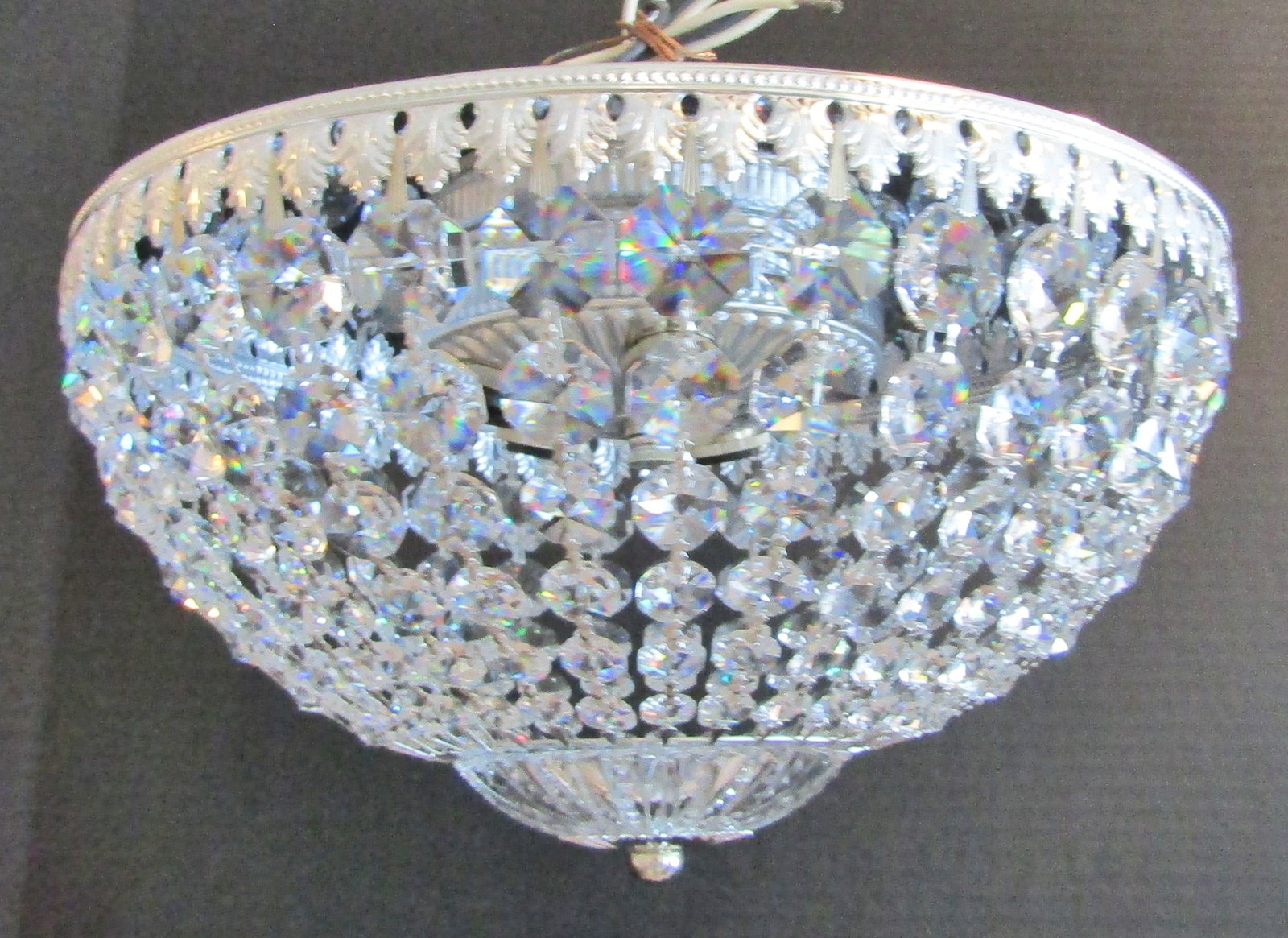 Schonbek Crystal 5-Light Flush Mount Ceiling Fixture - 2