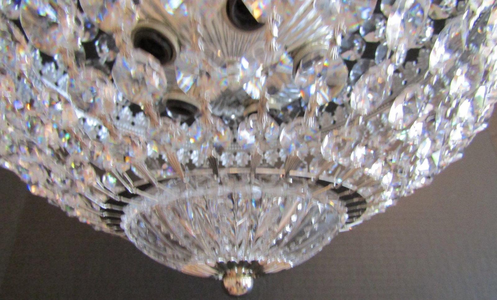 Schonbek Crystal 5-Light Flush Mount Ceiling Fixture - 7