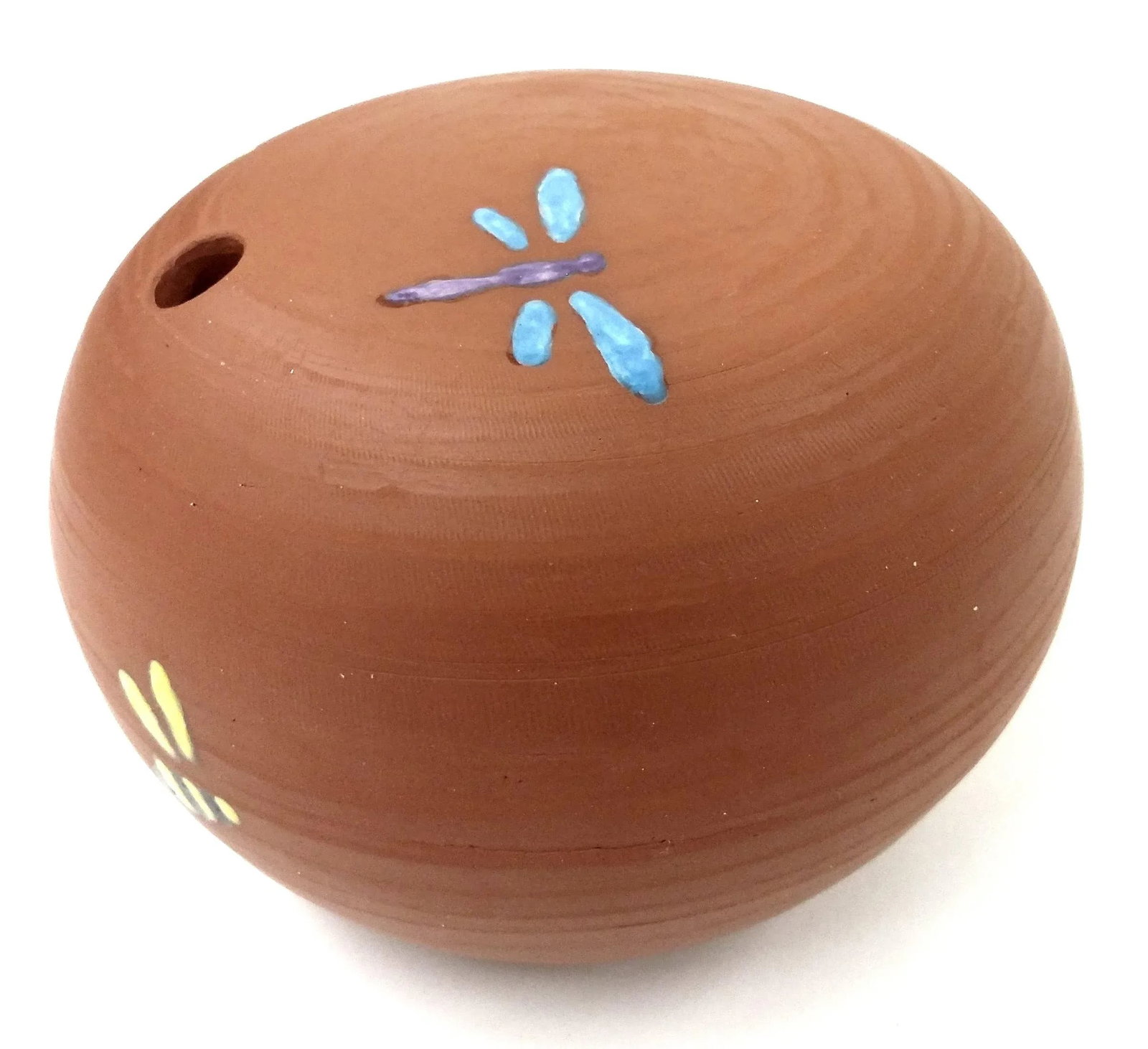 Vintage Rustic Clay Bee or Dragonfly House - 5