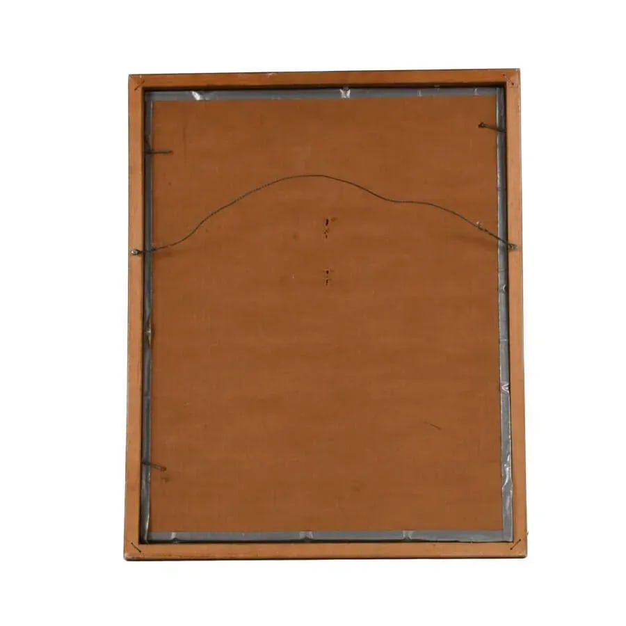 Framed Charcoal of Two Dogs "The Eyes of a Mom" Artist Signed - 7