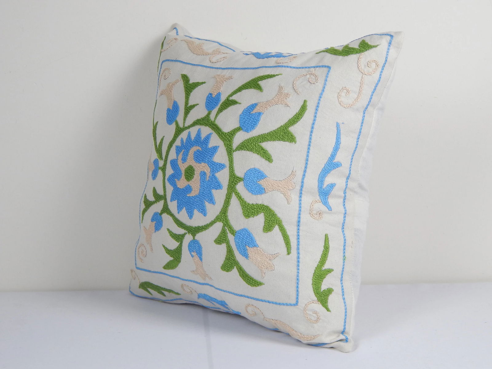 Suzani Pillow Cases Fashioned From a Vintage Suzani - 2