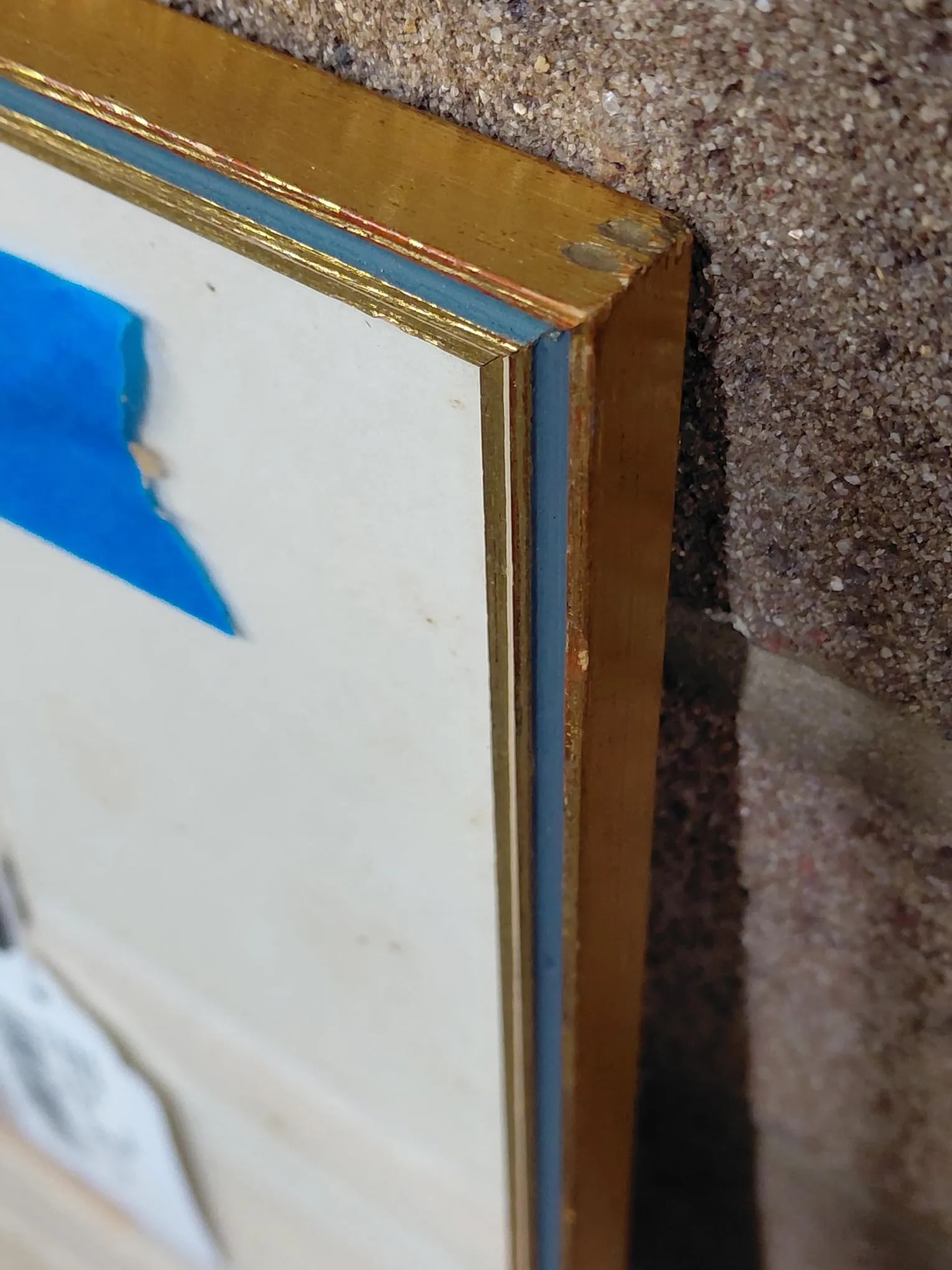 Framed Signed J. Akston "Lustful Dream, 1970" Acrylic on Paper Painting - 7