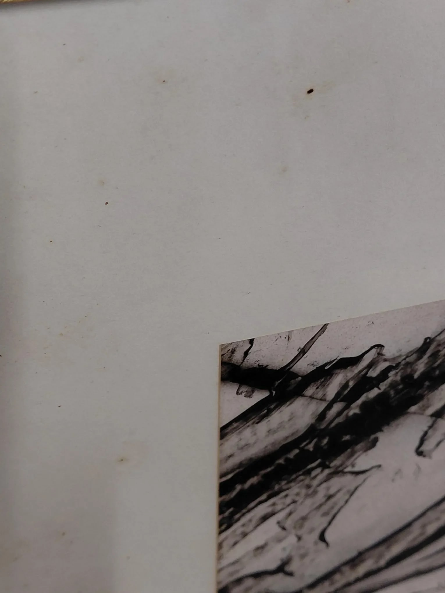 Framed Signed J. Akston "Lustful Dream, 1970" Acrylic on Paper Painting - 8