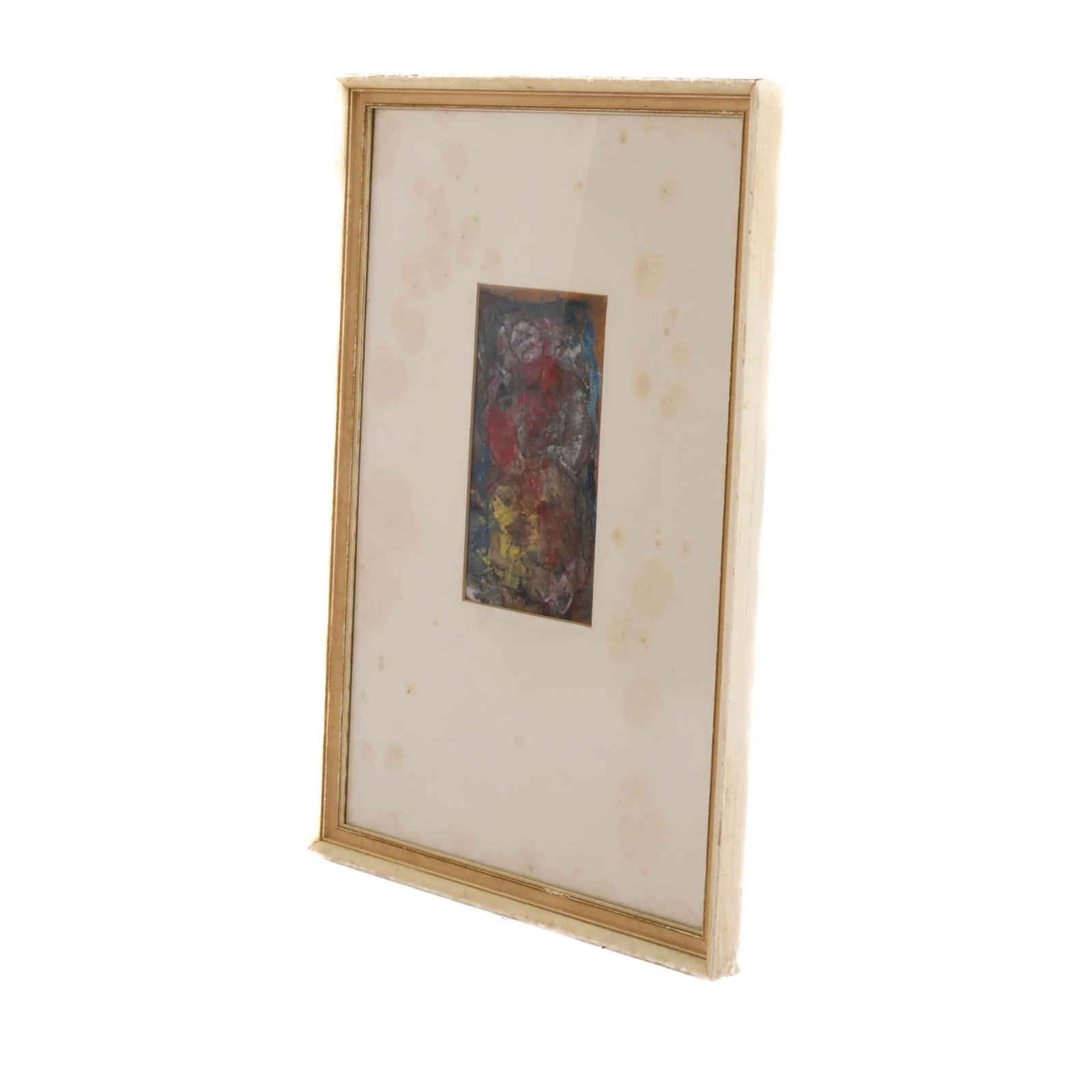 Framed Signed J. Akston "The Mandarian, 1963" Mixed Media on Paper - 5