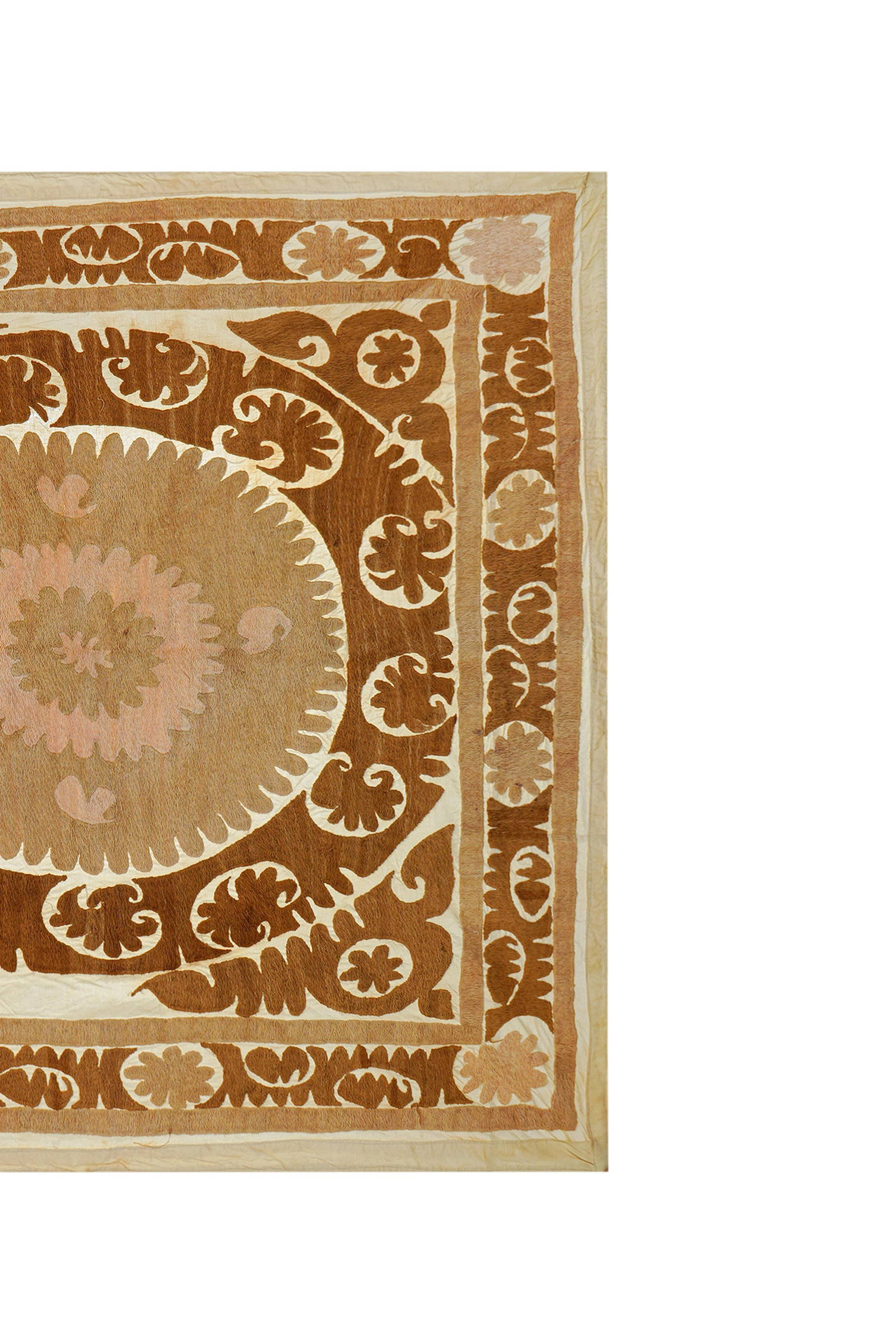 Suzani Wall Decor - Tribal Tapestry 4'2'' X 4'4'' - 2