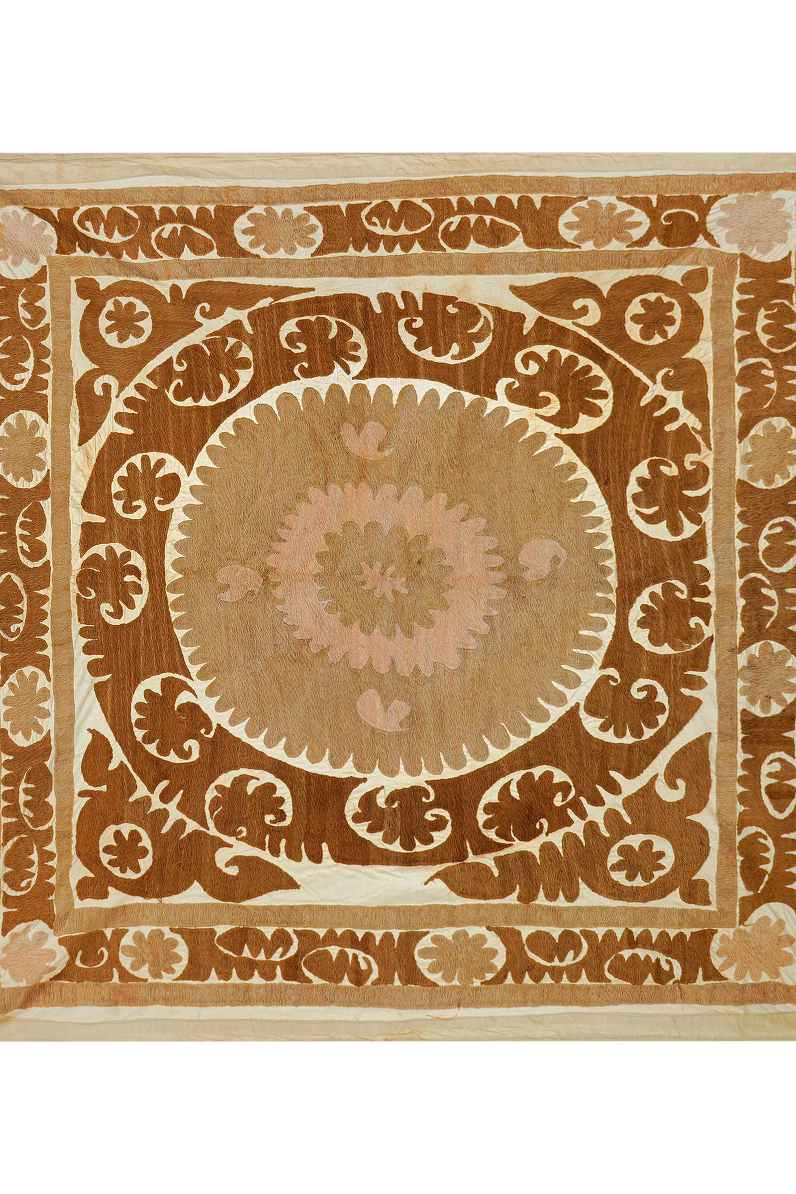 Suzani Wall Decor - Tribal Tapestry 4'2'' X 4'4'' - 4
