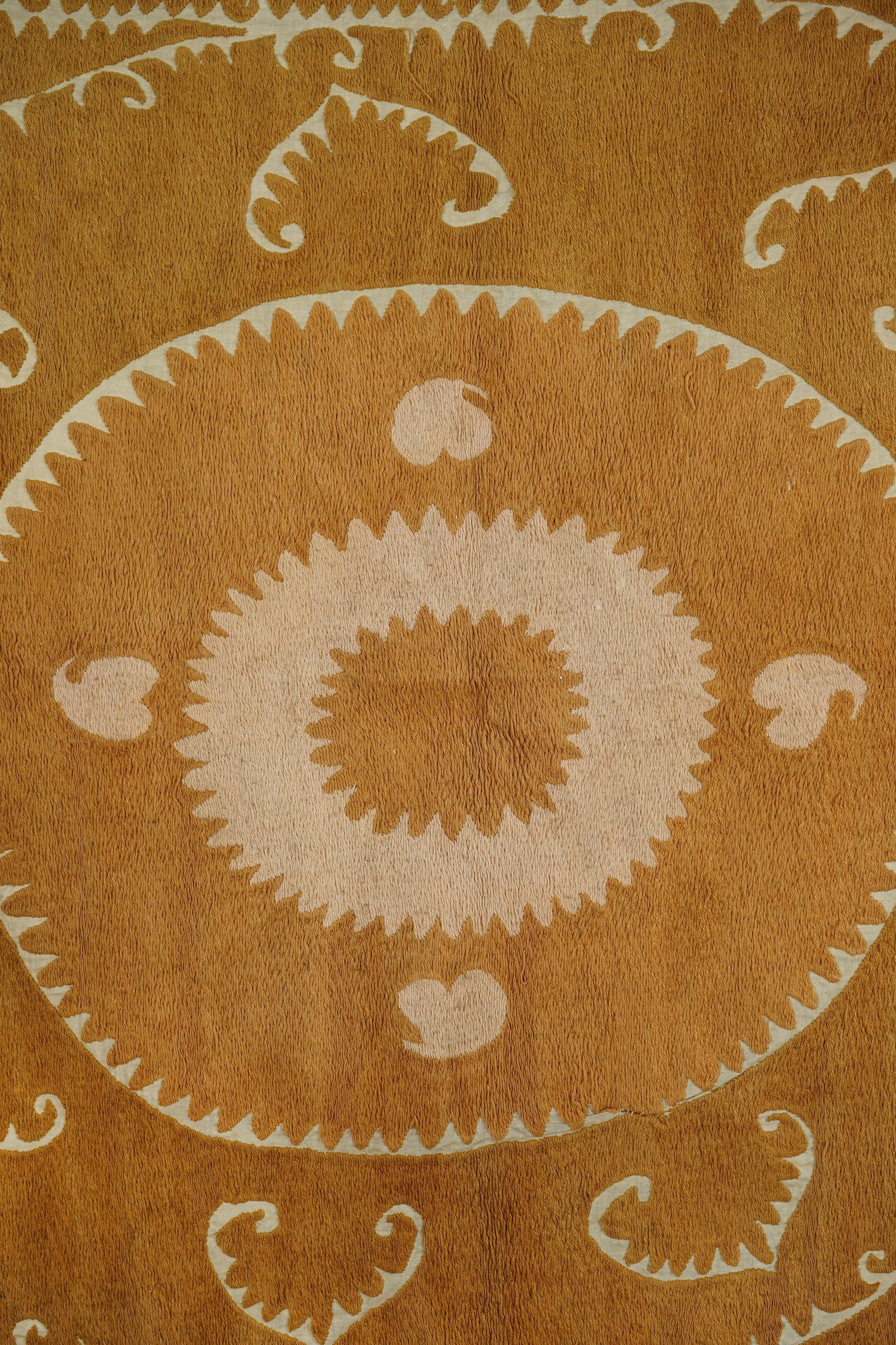 Pale Suzani From Samarkand Uzbekistan - Wall Textile - 6