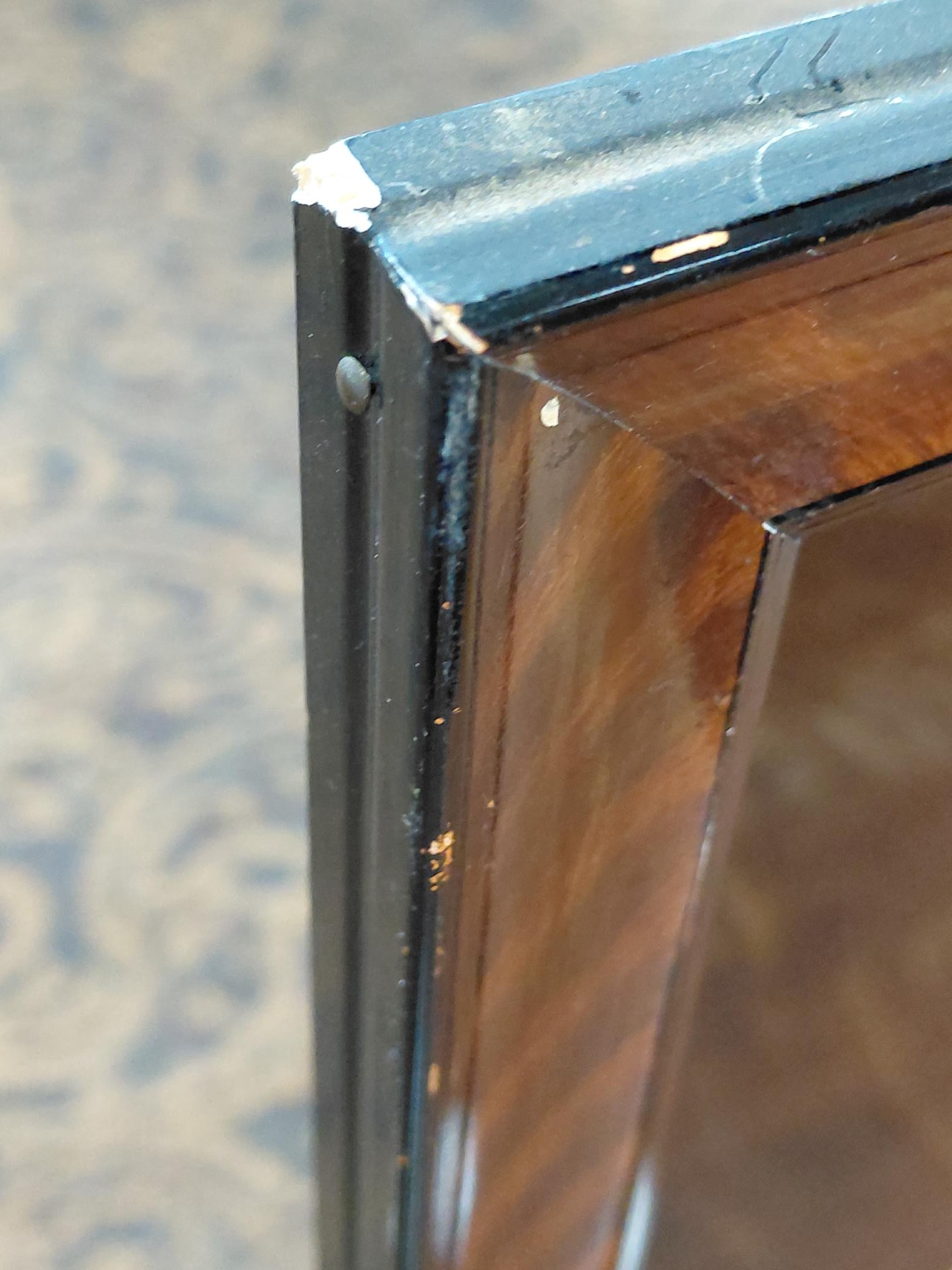 Framed Japanese Reverse Mixed Media on Glass Cranes - 7