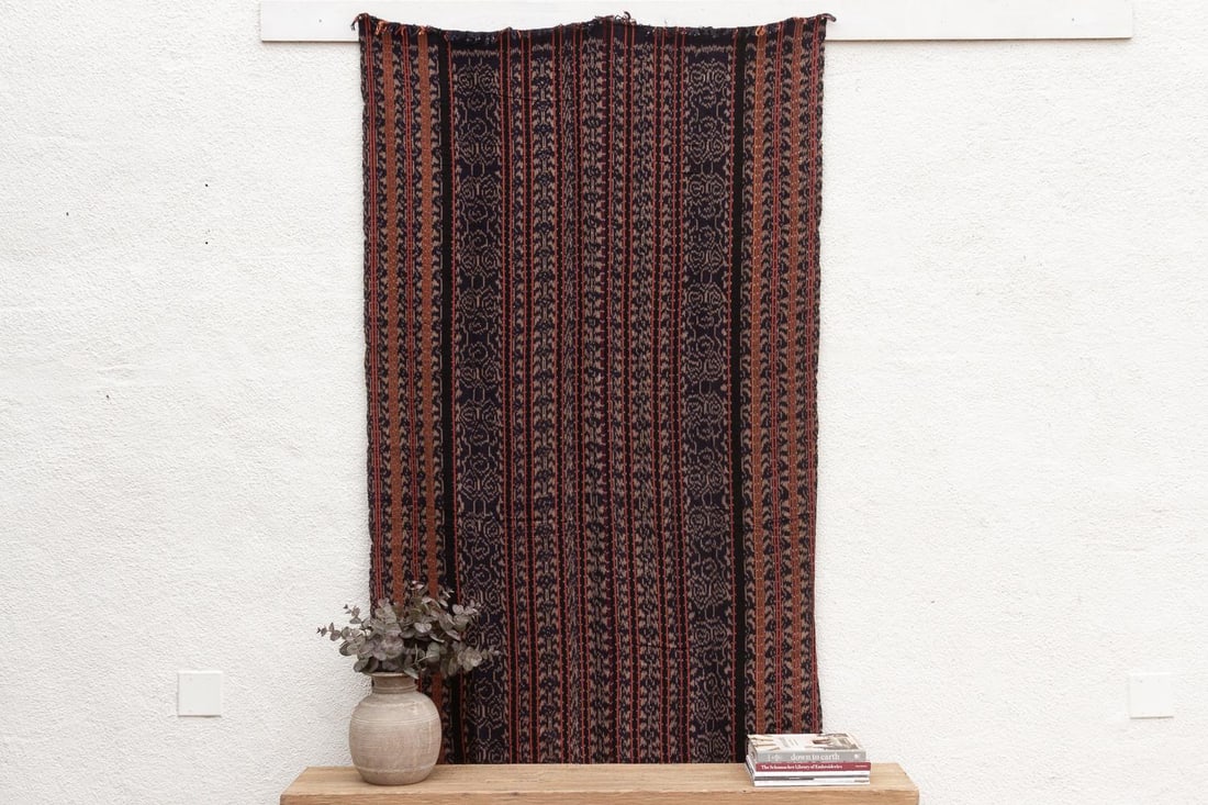 Large 20th Century Sumba Ikat Textile Panel - 6