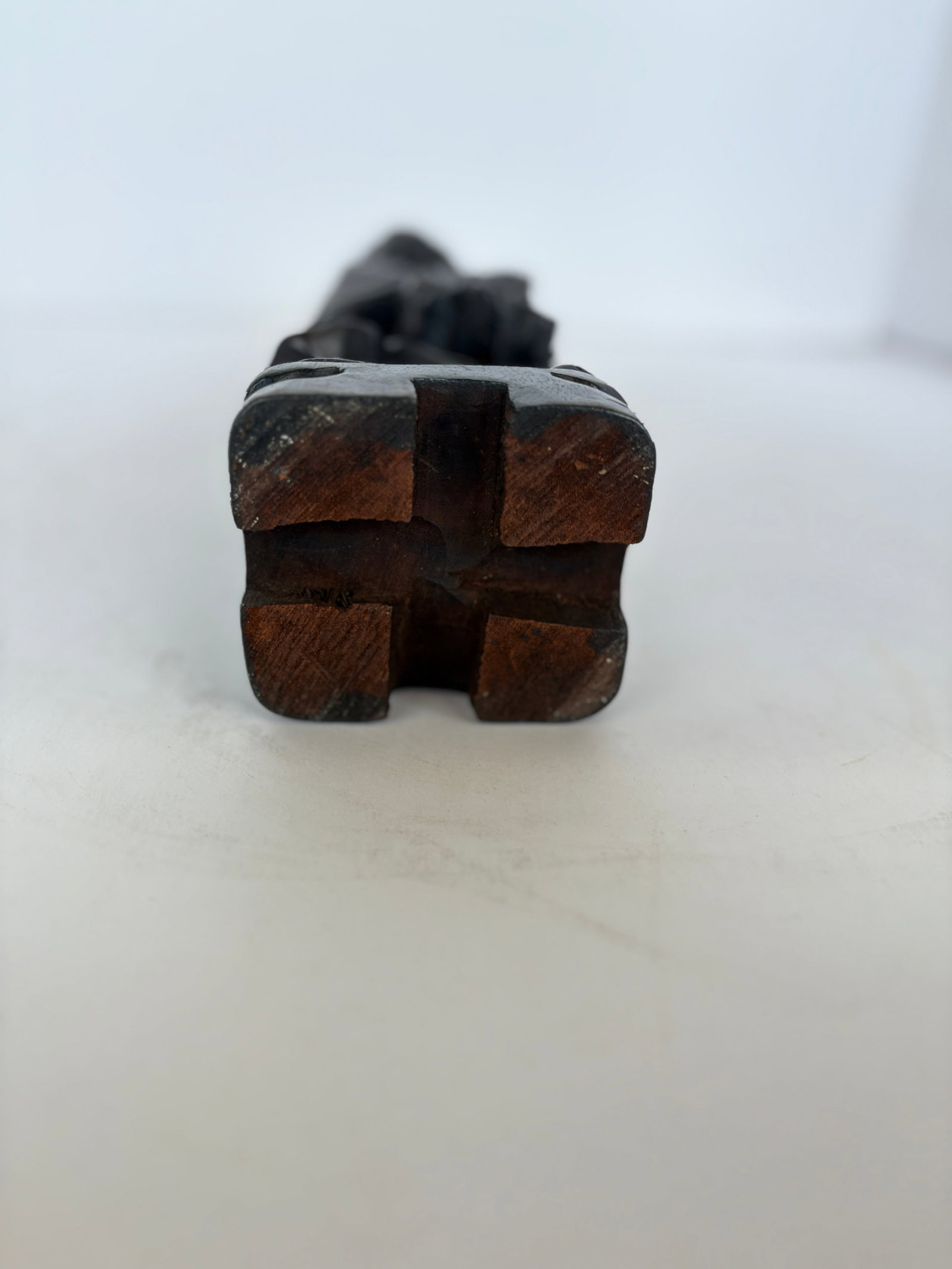 Chinese Wooden Carving Figurine of Shou Lao - 5
