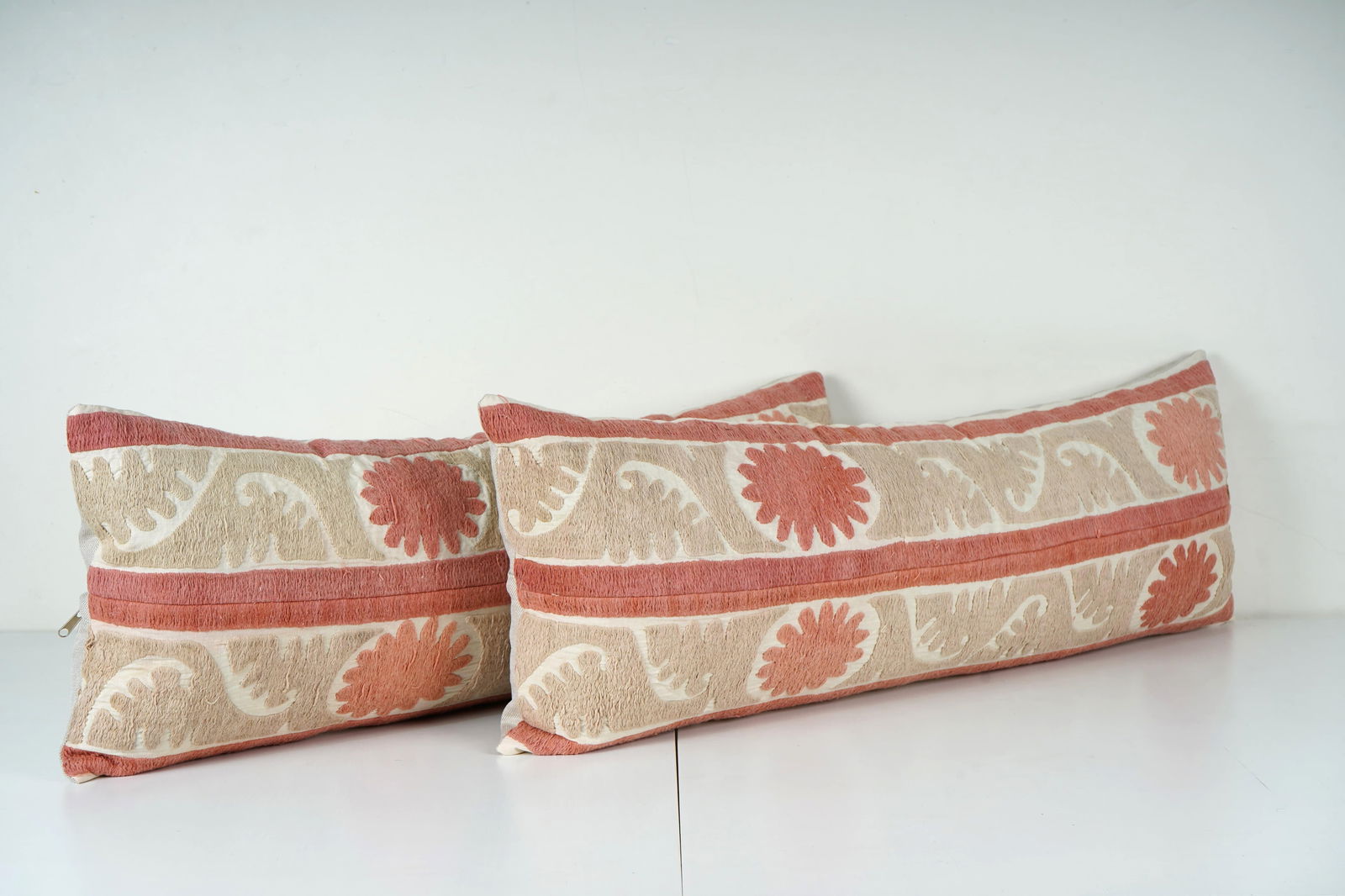 Suzani Lumbar Pillow Cover - A Pair - 2