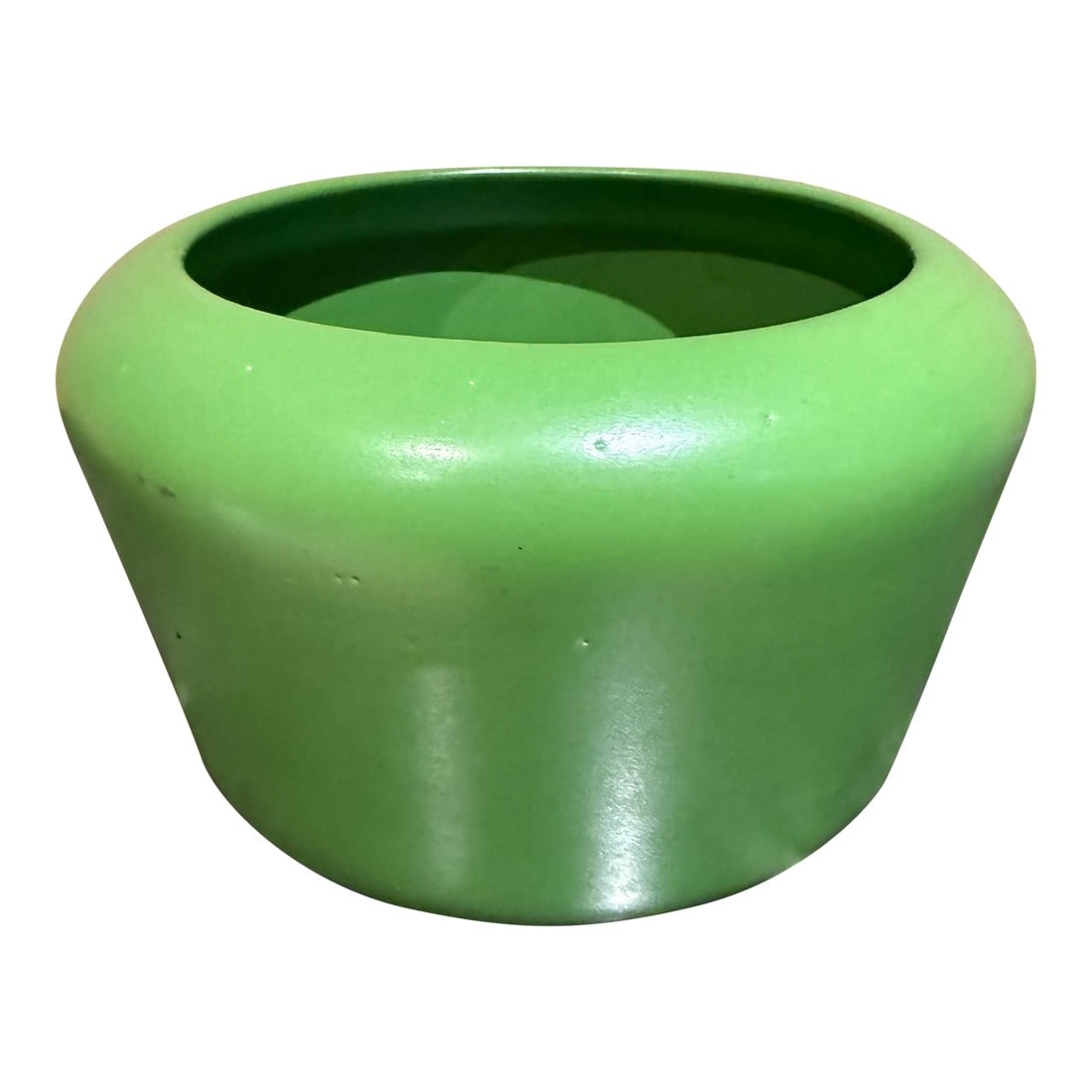 Modern Ceramic Planter or Pot in a Vibrant Green (1 of 9)