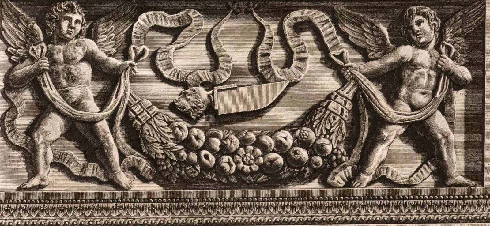 Giovanni Battista Piranesi Engraving of an Ancient Marble Urn - 2