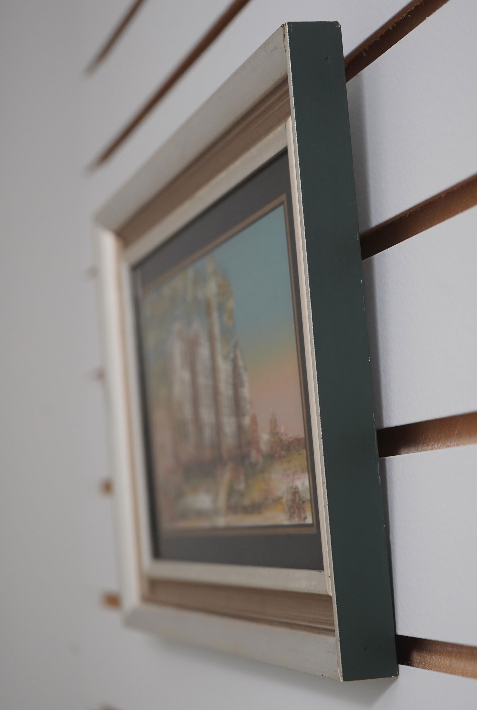 West Virginia Wesleyan College Eglomise Framed Panel Reproduction Print - 2