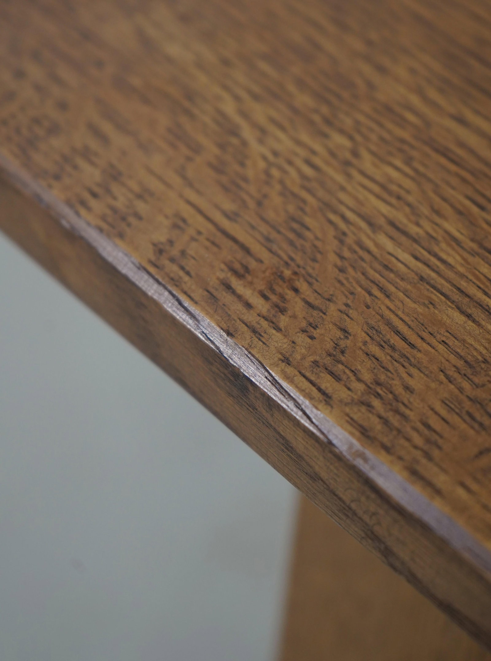 Mission Oak Bench Made Stickley Style Table - 8