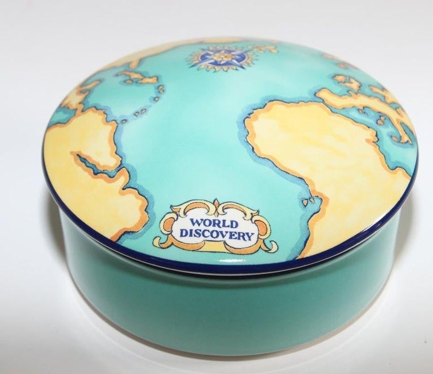 Tiffany & Co. Porcelain Lidded Box Designed for Tauck World France - 4