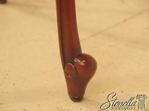 Small French Style Carved Mahogany Accent or Occasional Hall Table - 4